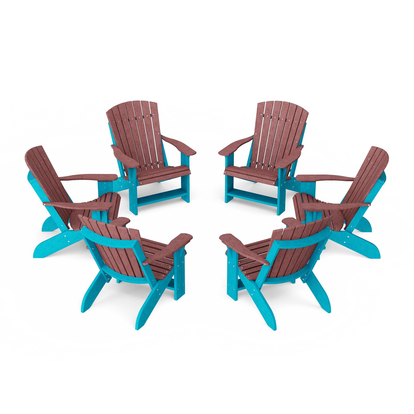 Heritage Adirondack Chairs Set of 6