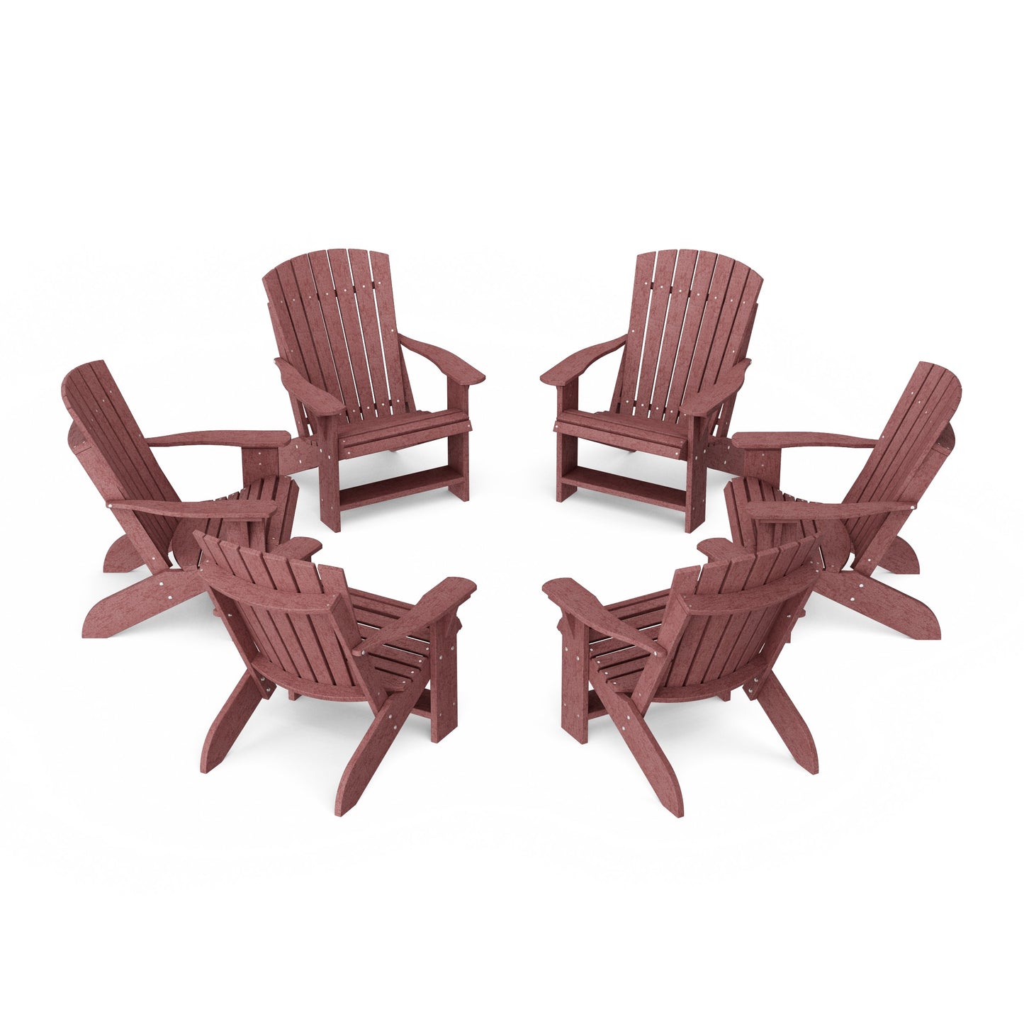 Heritage Adirondack Chairs Set of 6