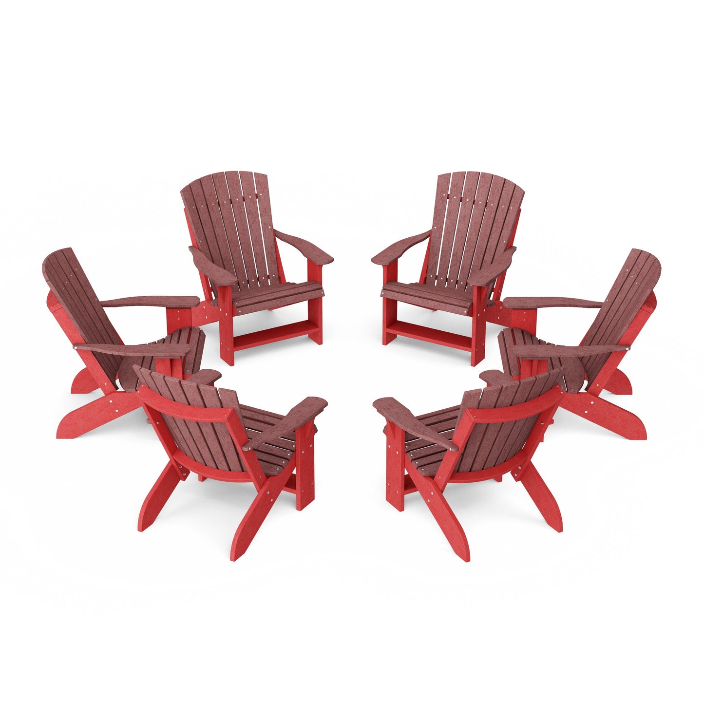 Heritage Adirondack Chairs Set of 6