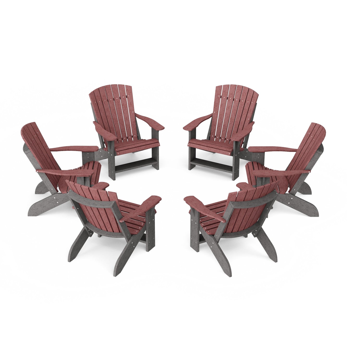 Heritage Adirondack Chairs Set of 6