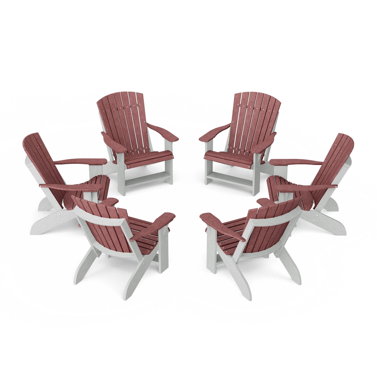 Heritage Adirondack Chairs Set of 6