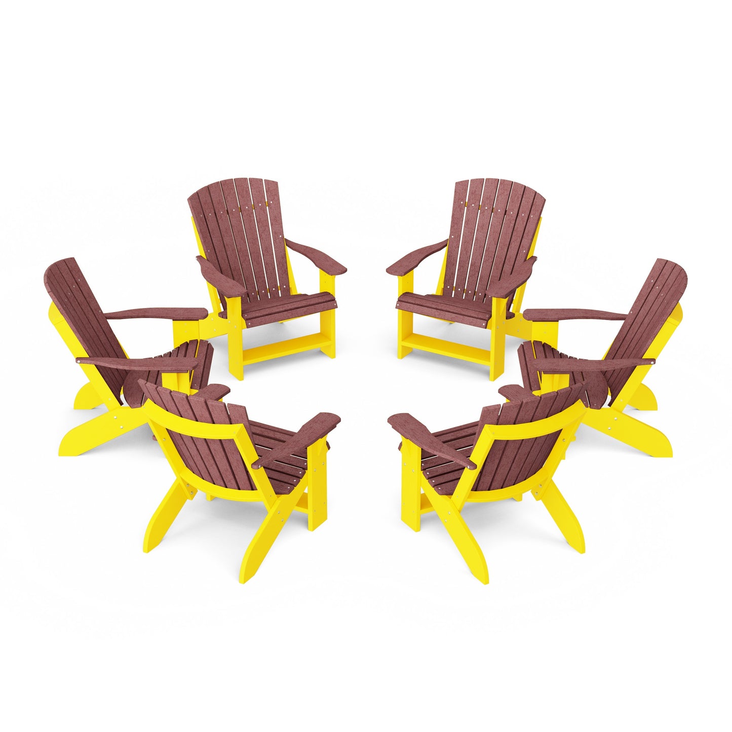 Heritage Adirondack Chairs Set of 6