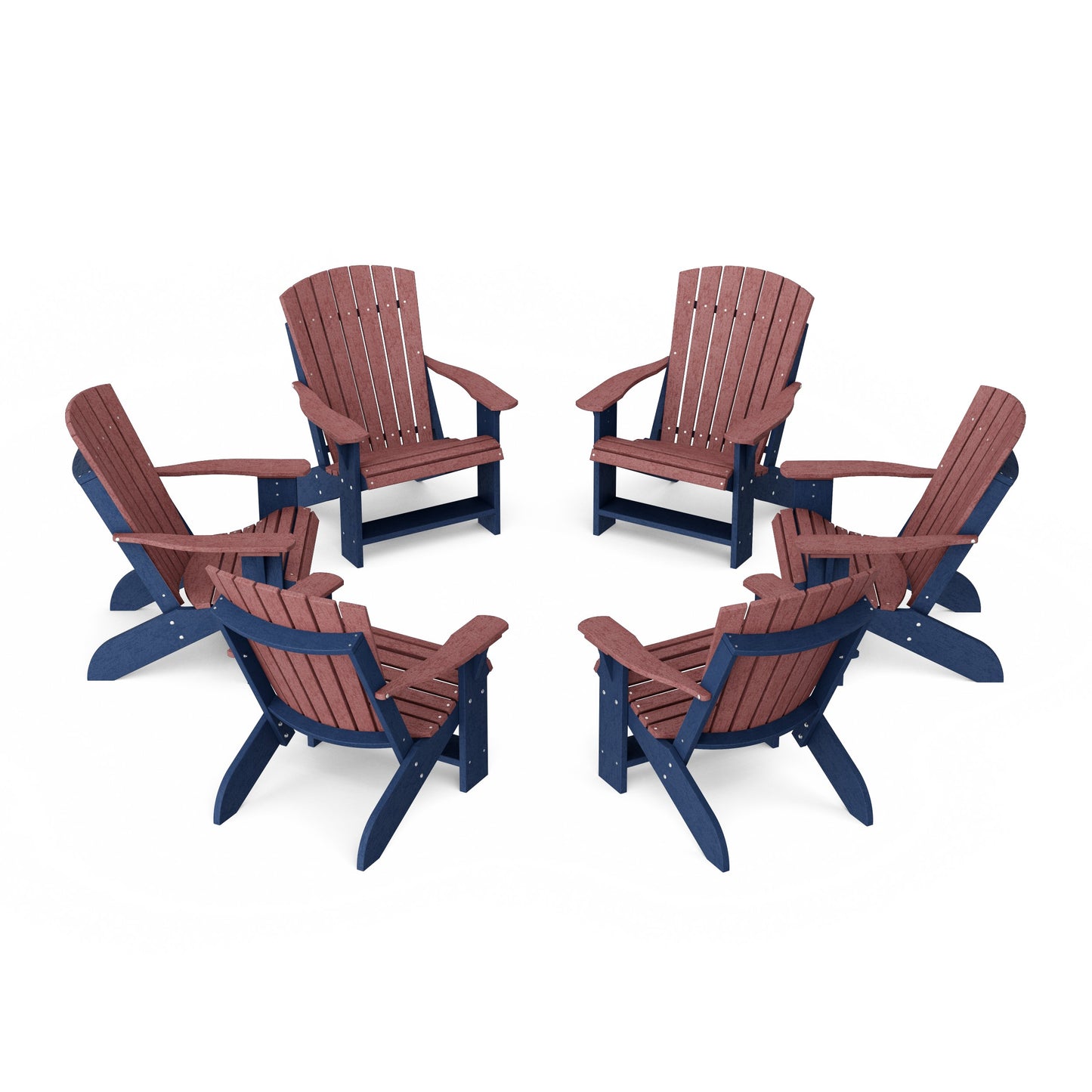 Heritage Adirondack Chairs Set of 6