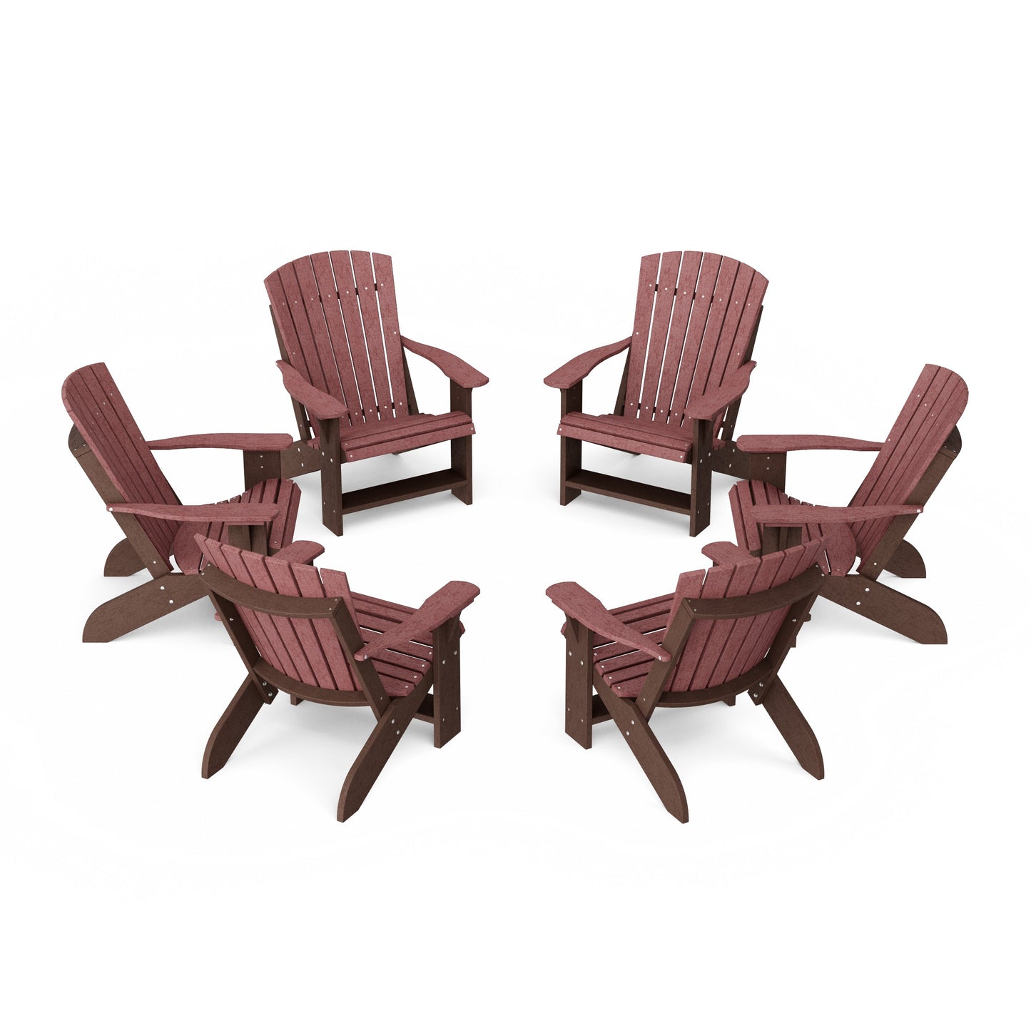 Heritage Adirondack Chairs Set of 6