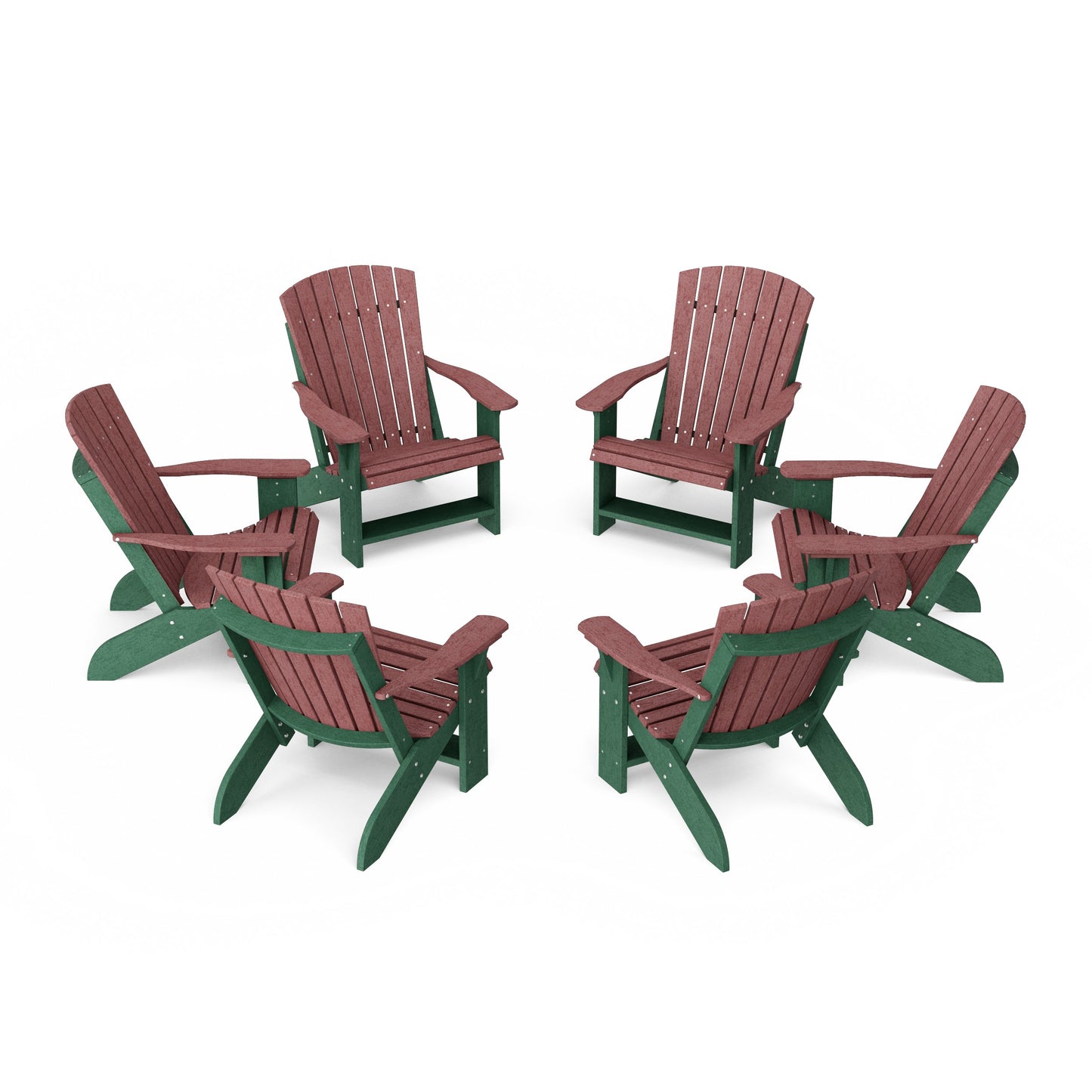 Heritage Adirondack Chairs Set of 6