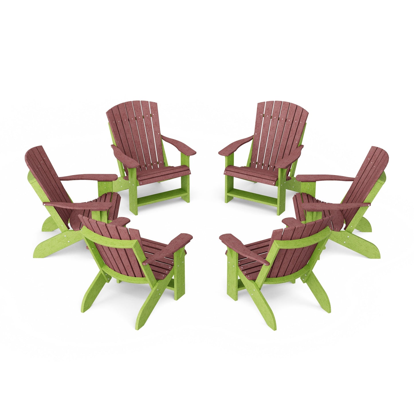 Heritage Adirondack Chairs Set of 6