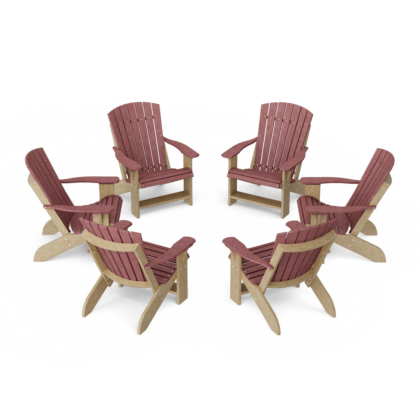 Heritage Adirondack Chairs Set of 6