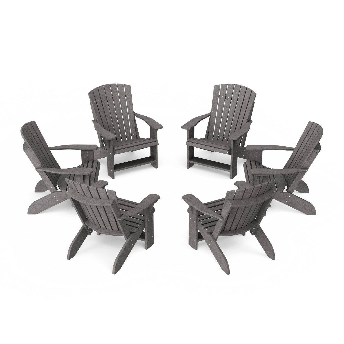 Heritage Adirondack Chairs Set of 6