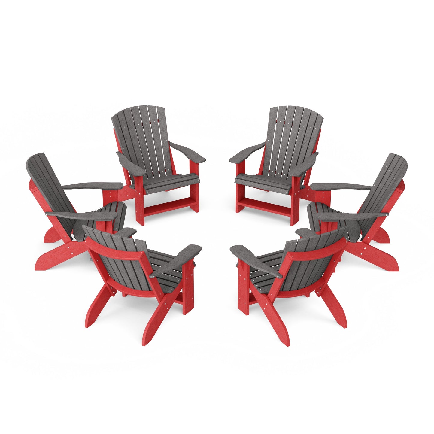 Heritage Adirondack Chairs Set of 6