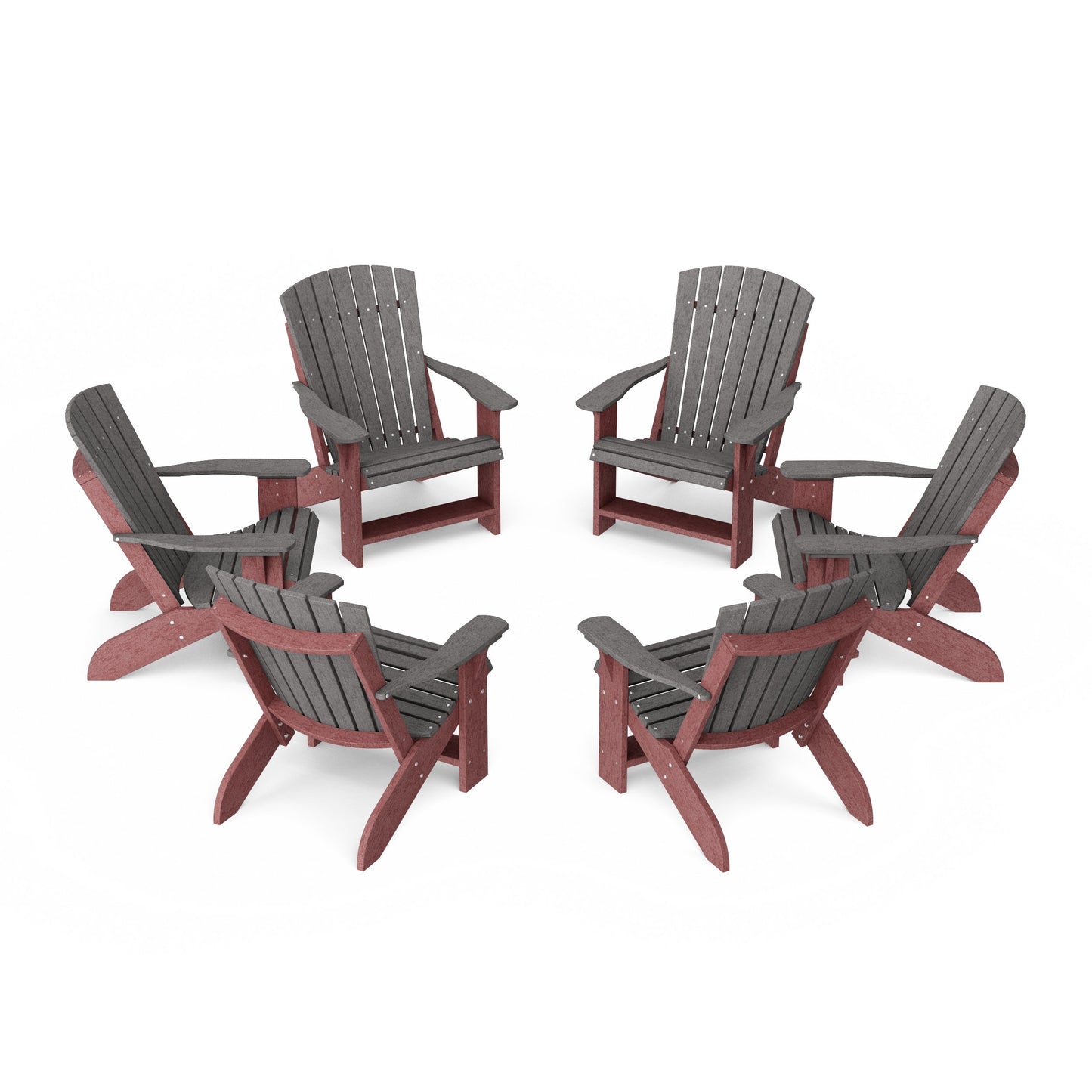 Heritage Adirondack Chairs Set of 6