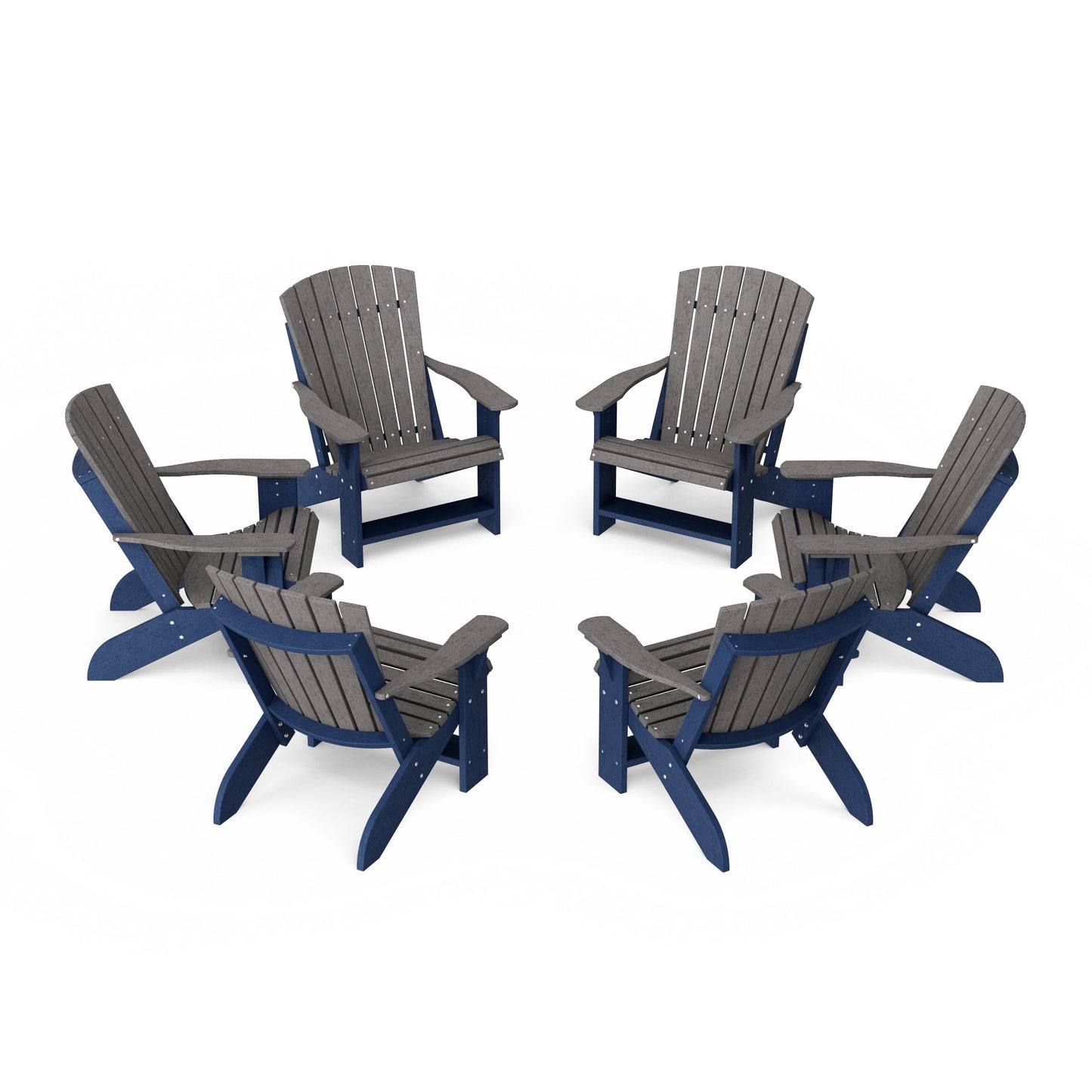 Heritage Adirondack Chairs Set of 6