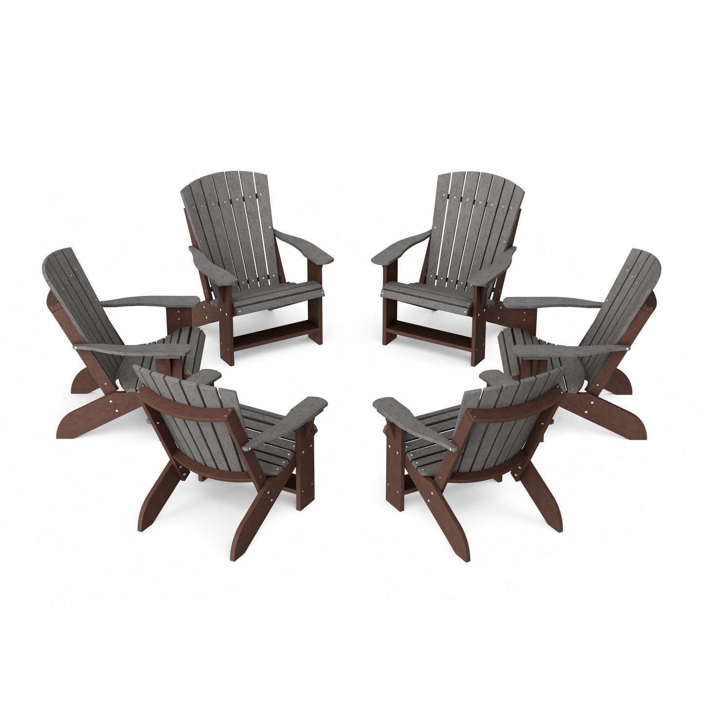 Heritage Adirondack Chairs Set of 6