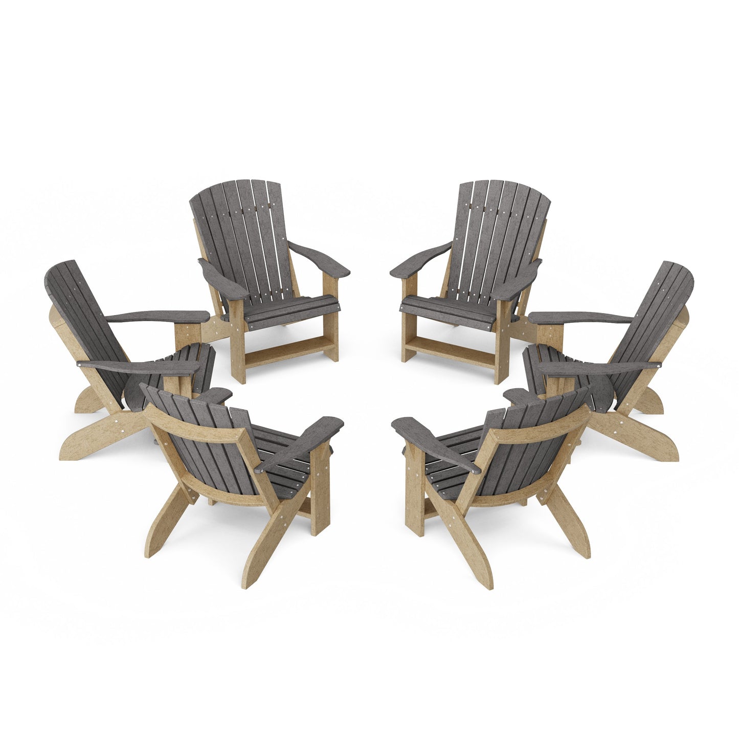 Heritage Adirondack Chairs Set of 6