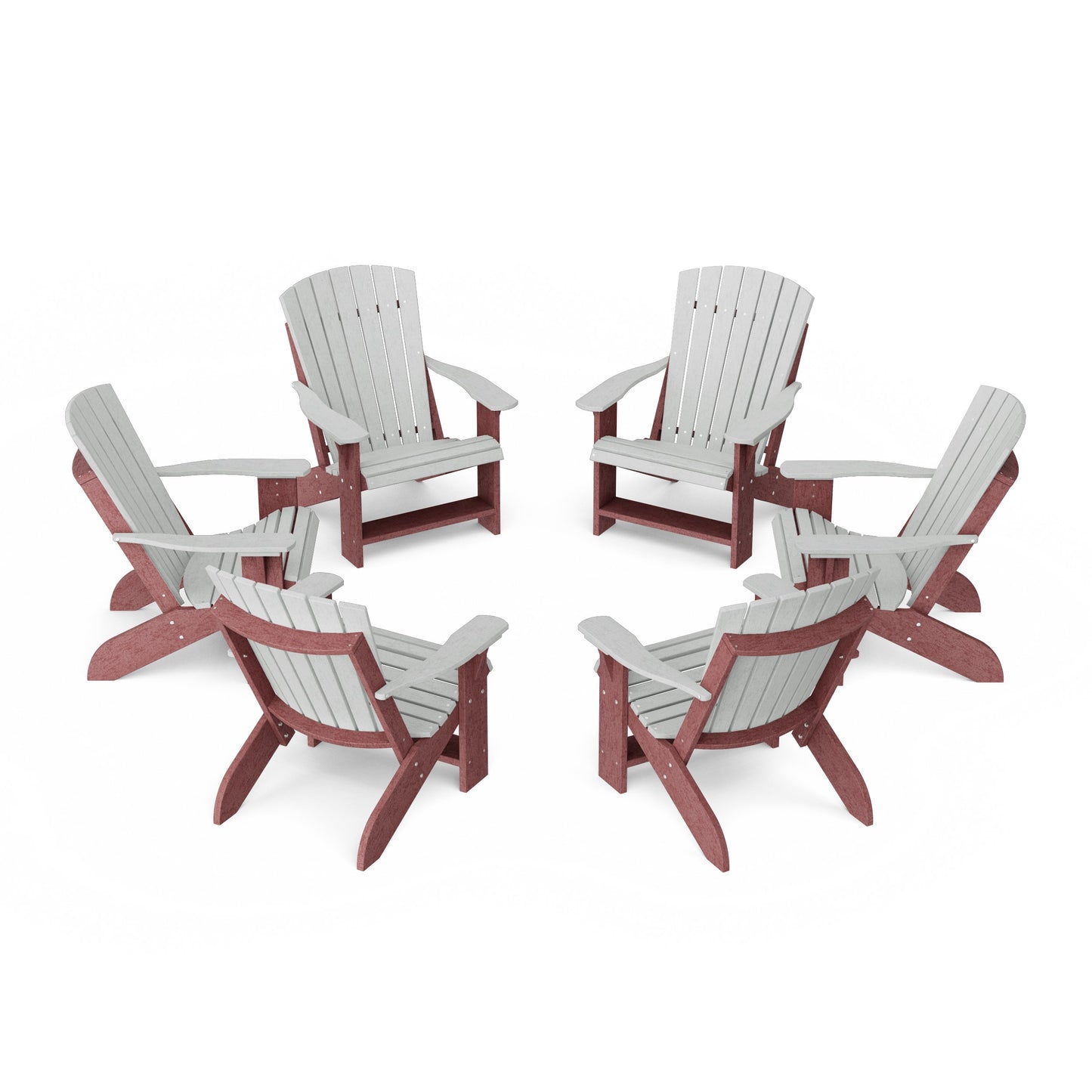 Heritage Adirondack Chairs Set of 6