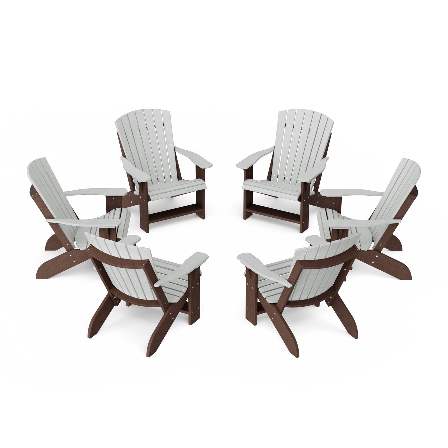 Heritage Adirondack Chairs Set of 6