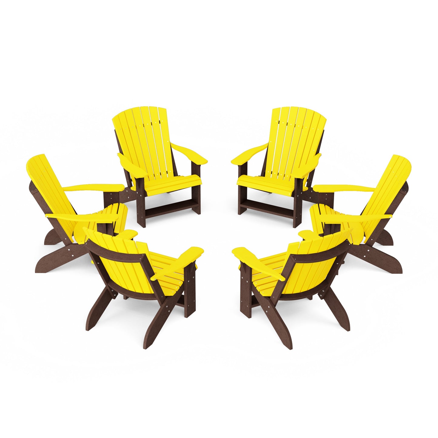 Heritage Adirondack Chairs Set of 6