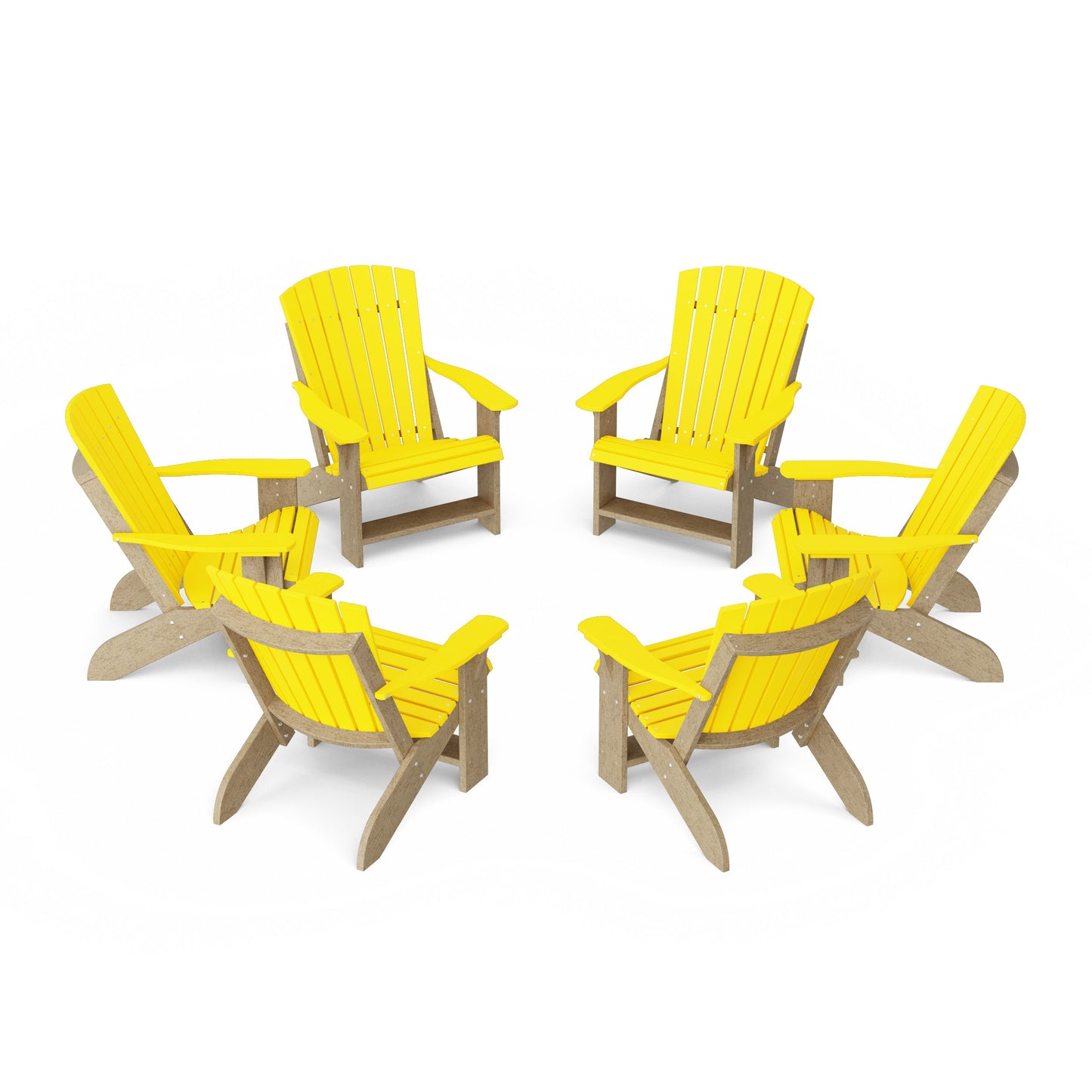 Heritage Adirondack Chairs Set of 6