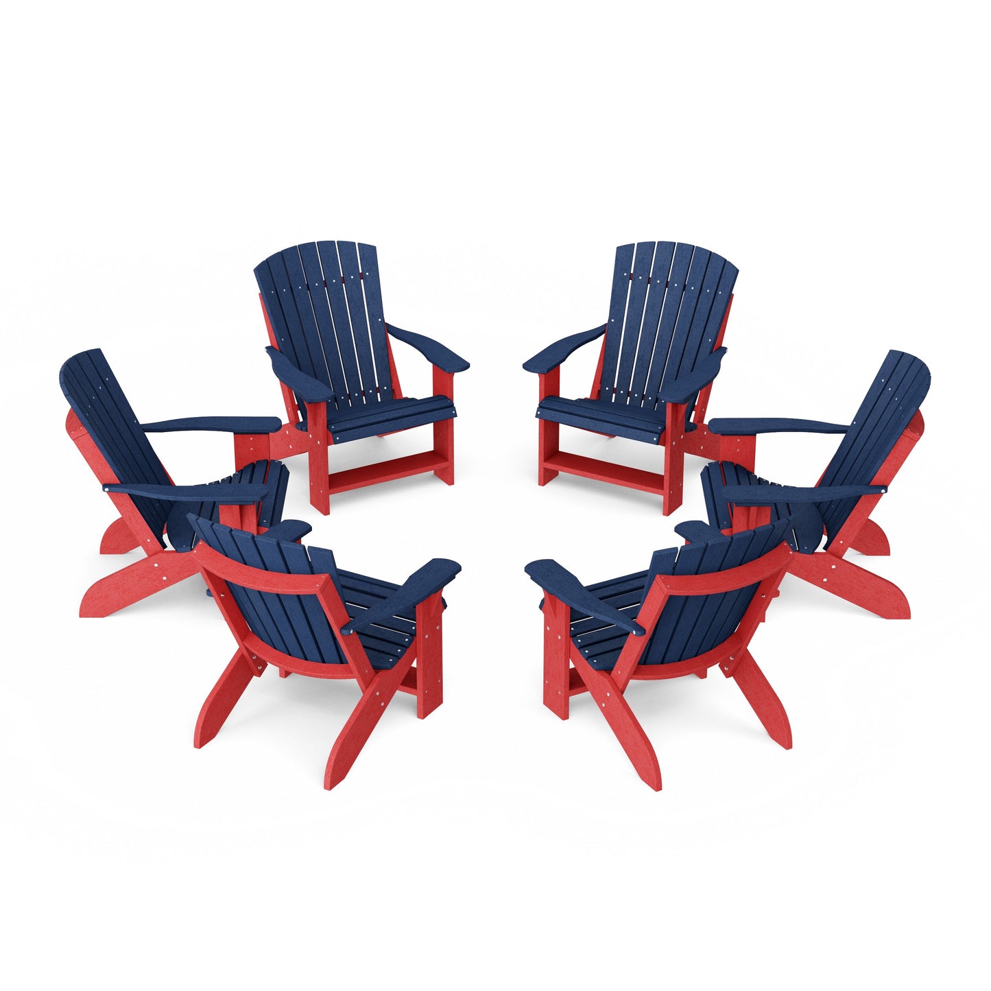 Heritage Adirondack Chairs Set of 6
