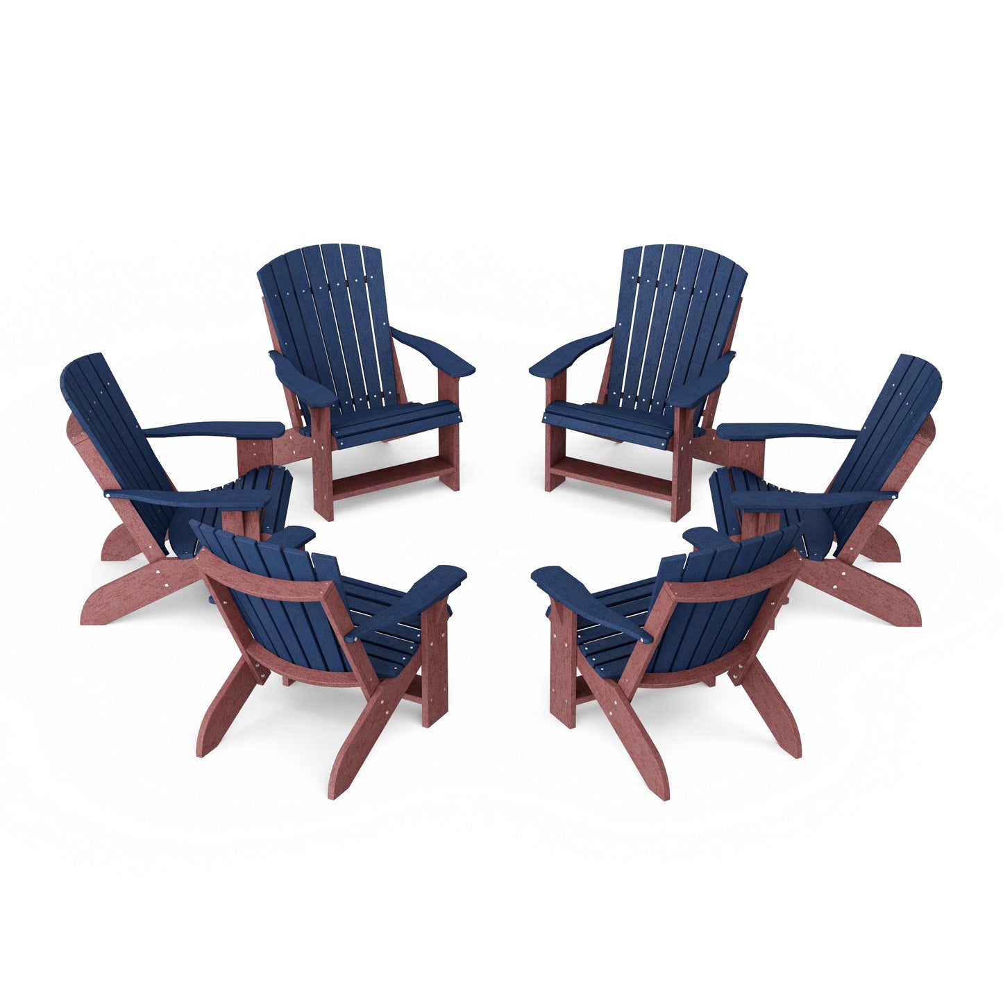 Heritage Adirondack Chairs Set of 6