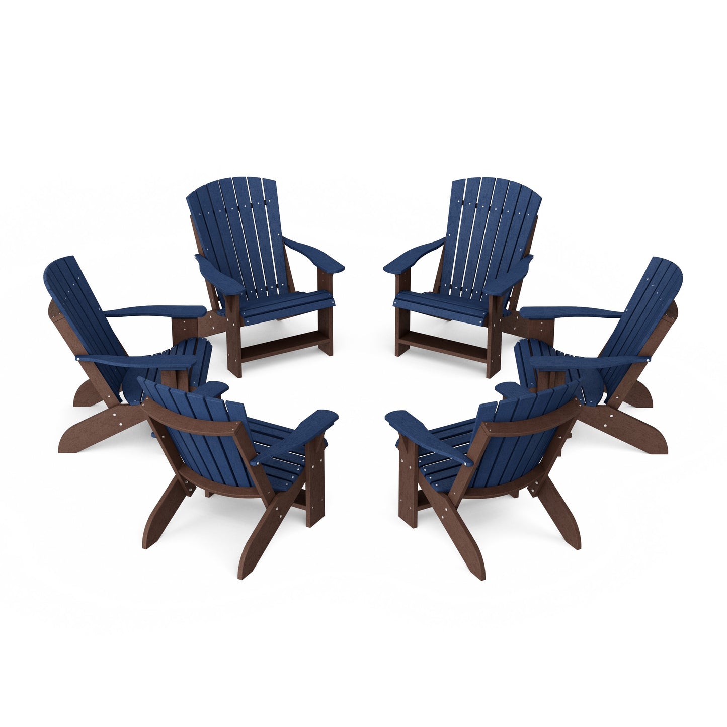 Heritage Adirondack Chairs Set of 6