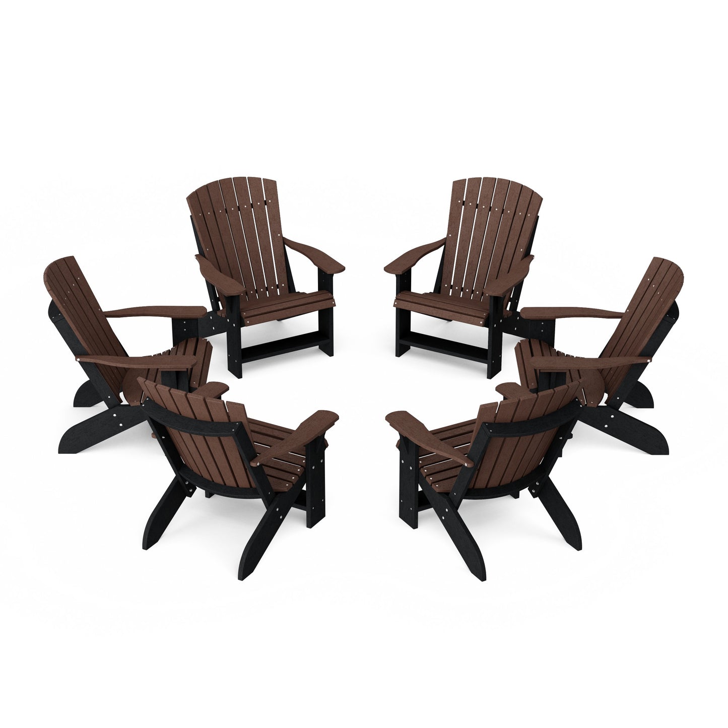 Heritage Adirondack Chairs Set of 6