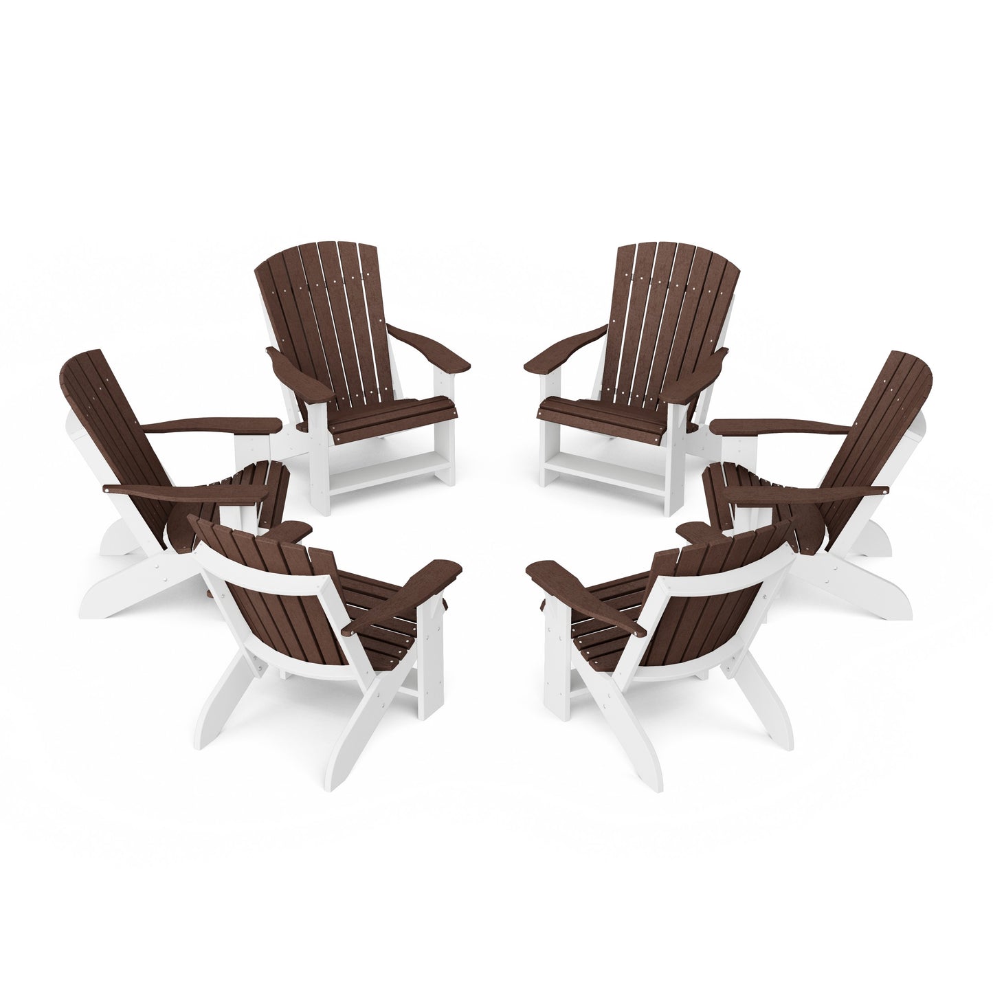 Heritage Adirondack Chairs Set of 6