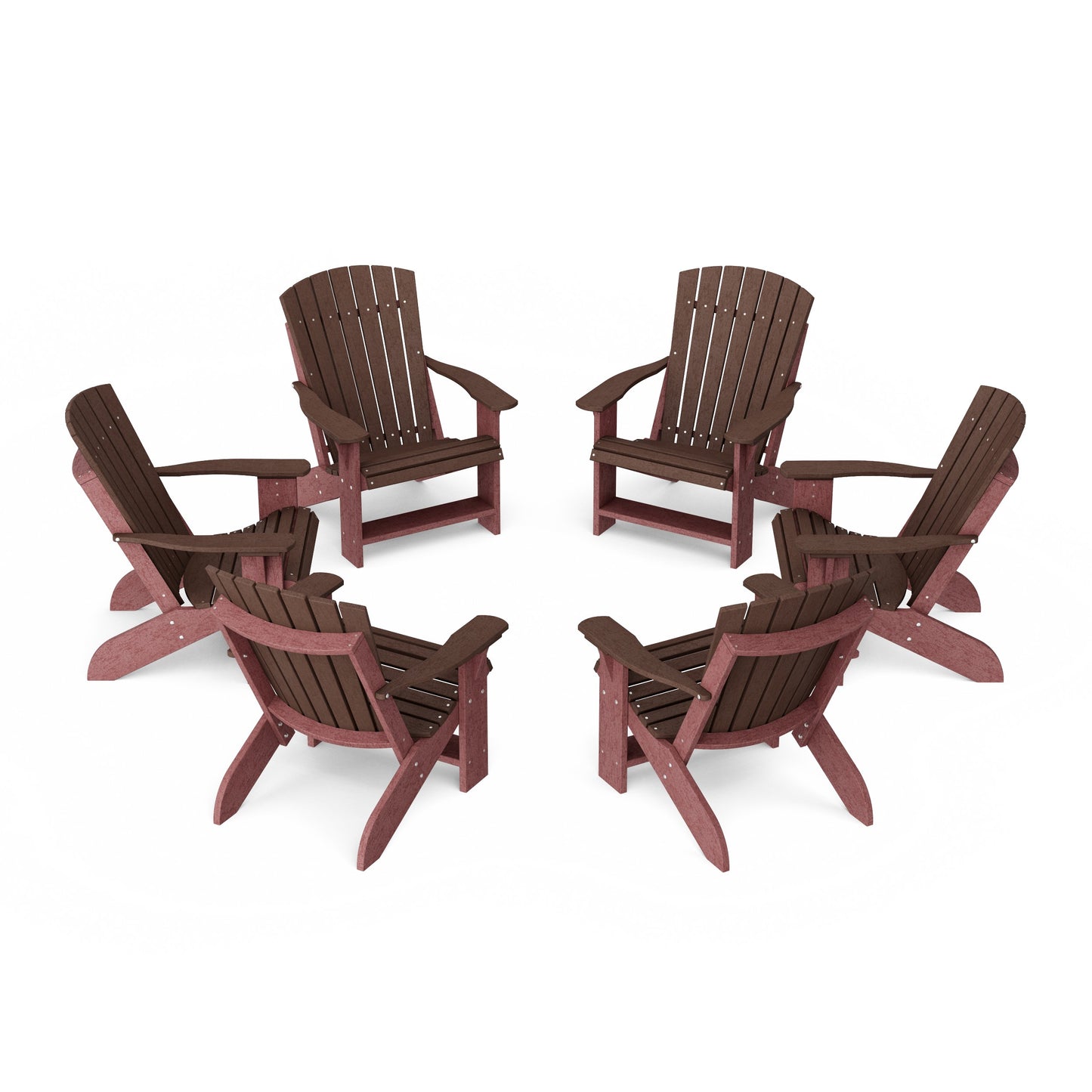 Heritage Adirondack Chairs Set of 6