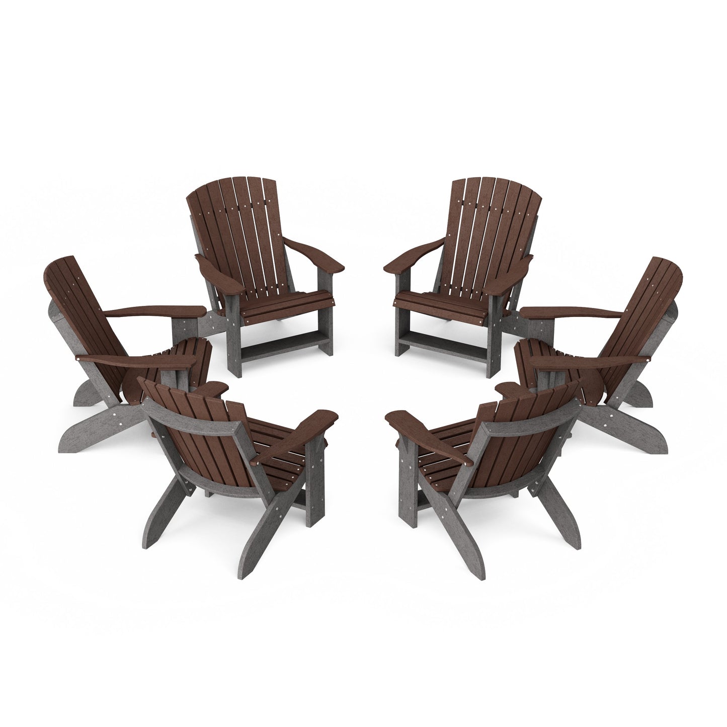 Heritage Adirondack Chairs Set of 6