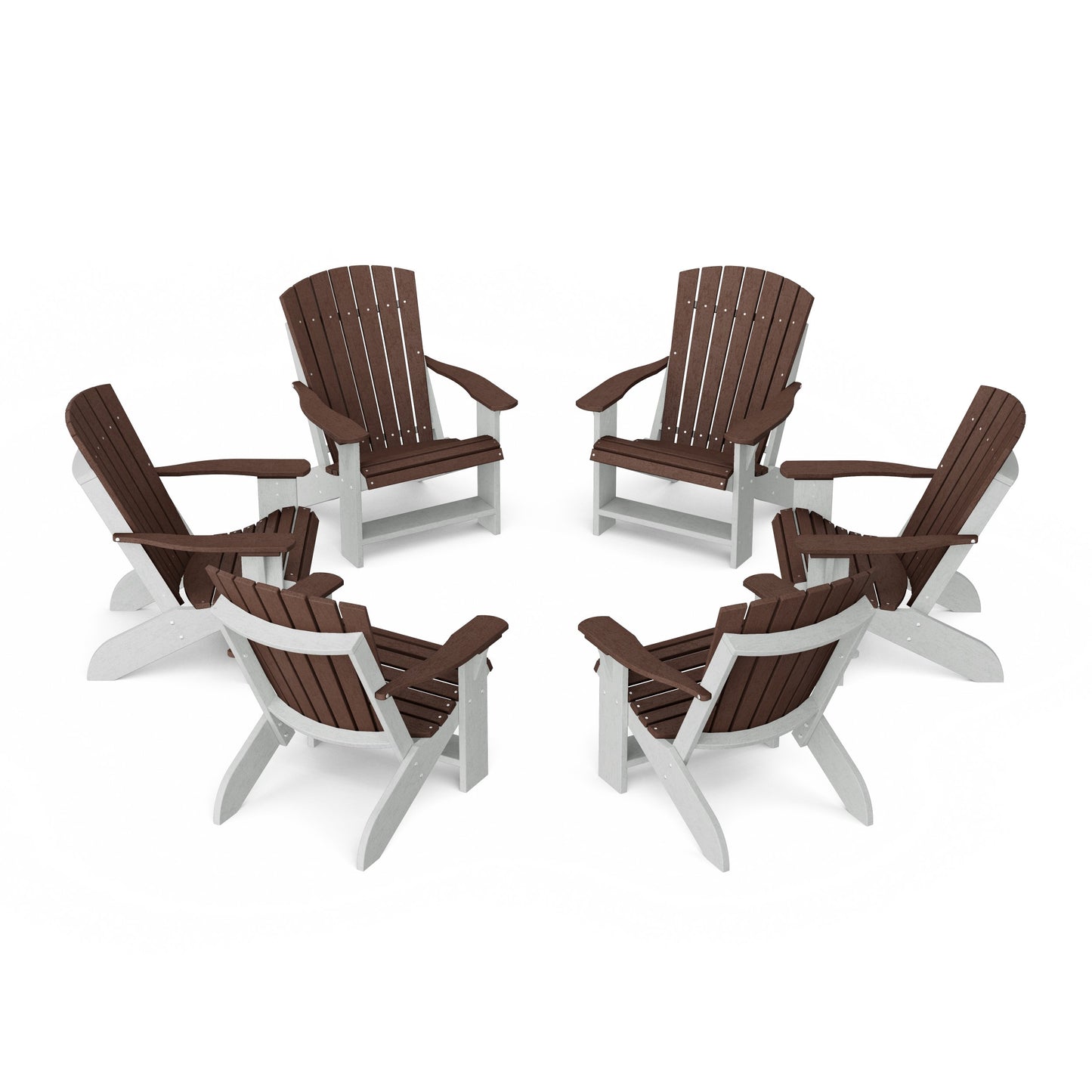 Heritage Adirondack Chairs Set of 6