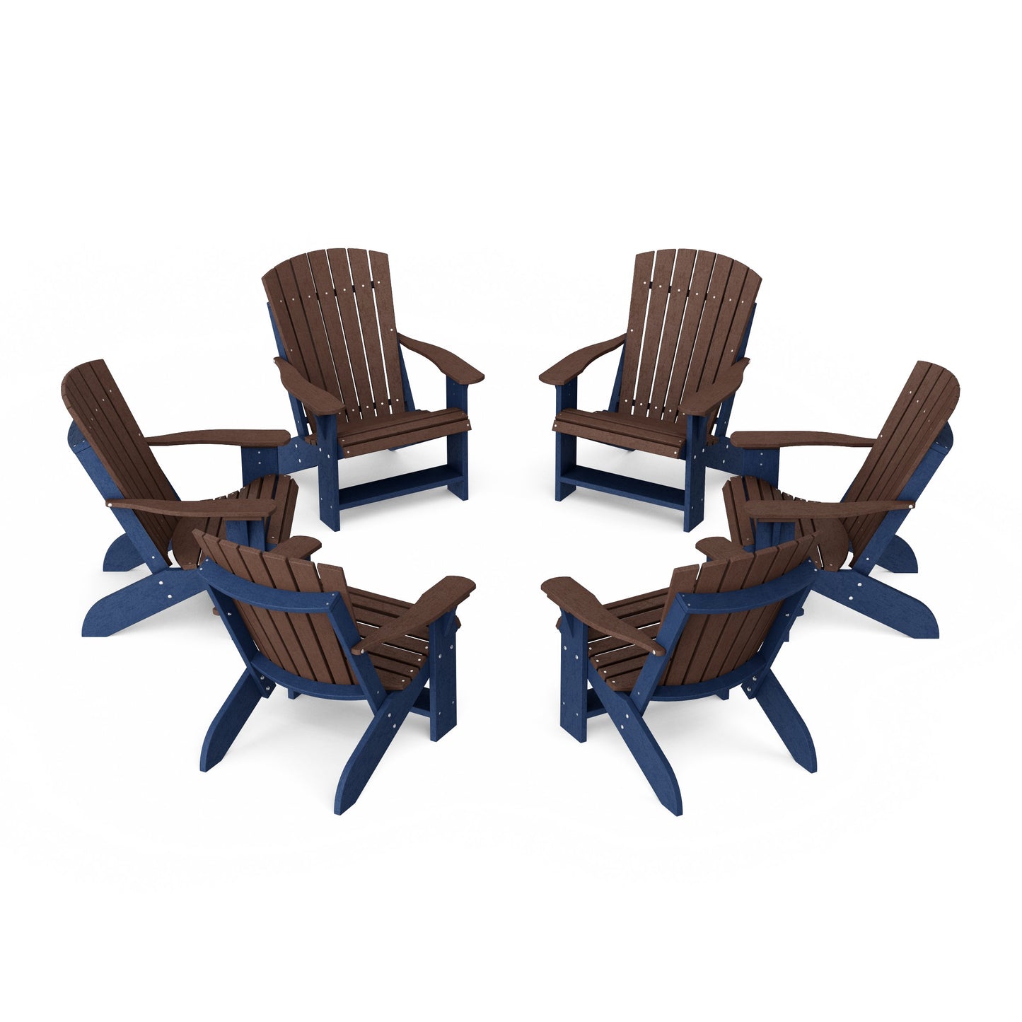 Heritage Adirondack Chairs Set of 6