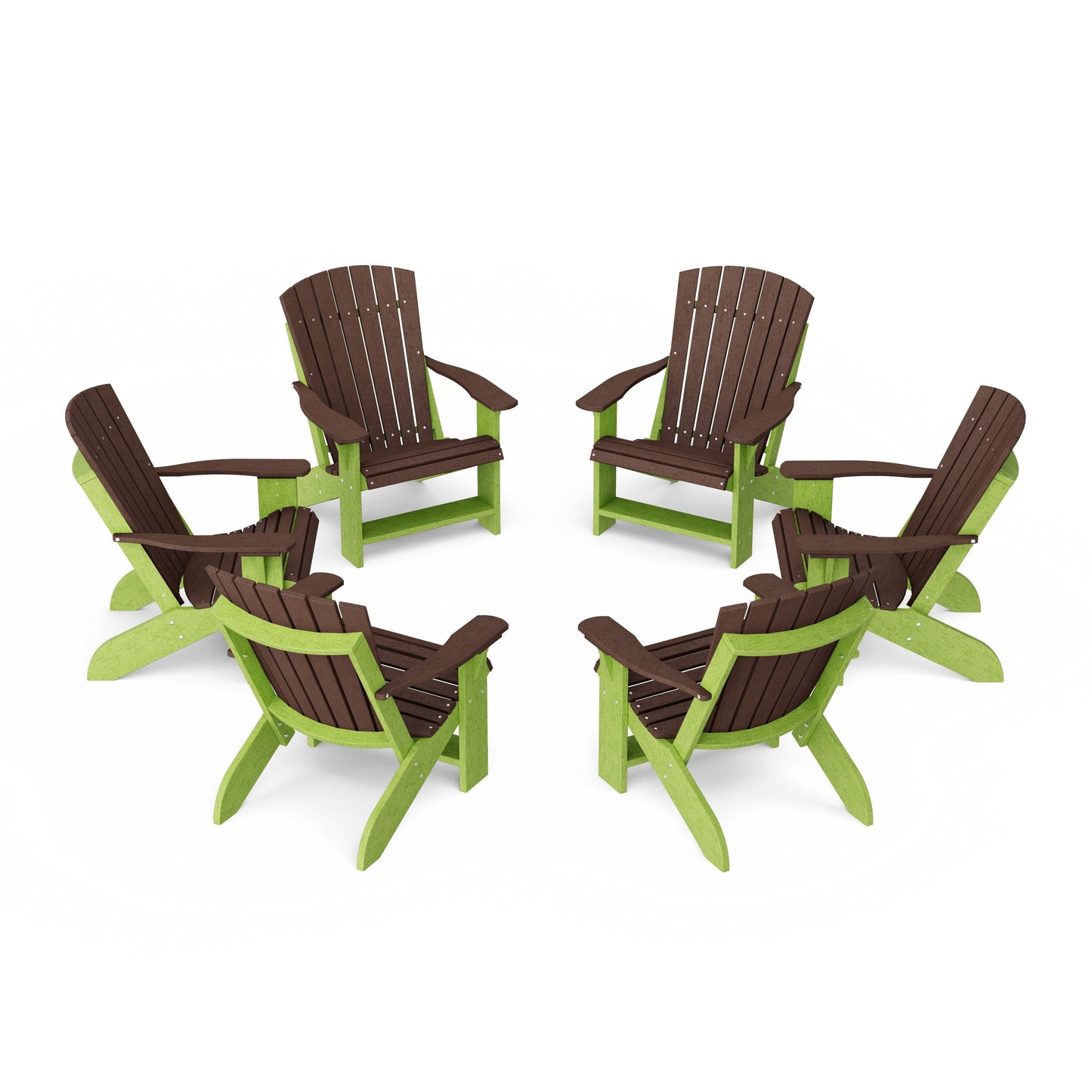 Heritage Adirondack Chairs Set of 6