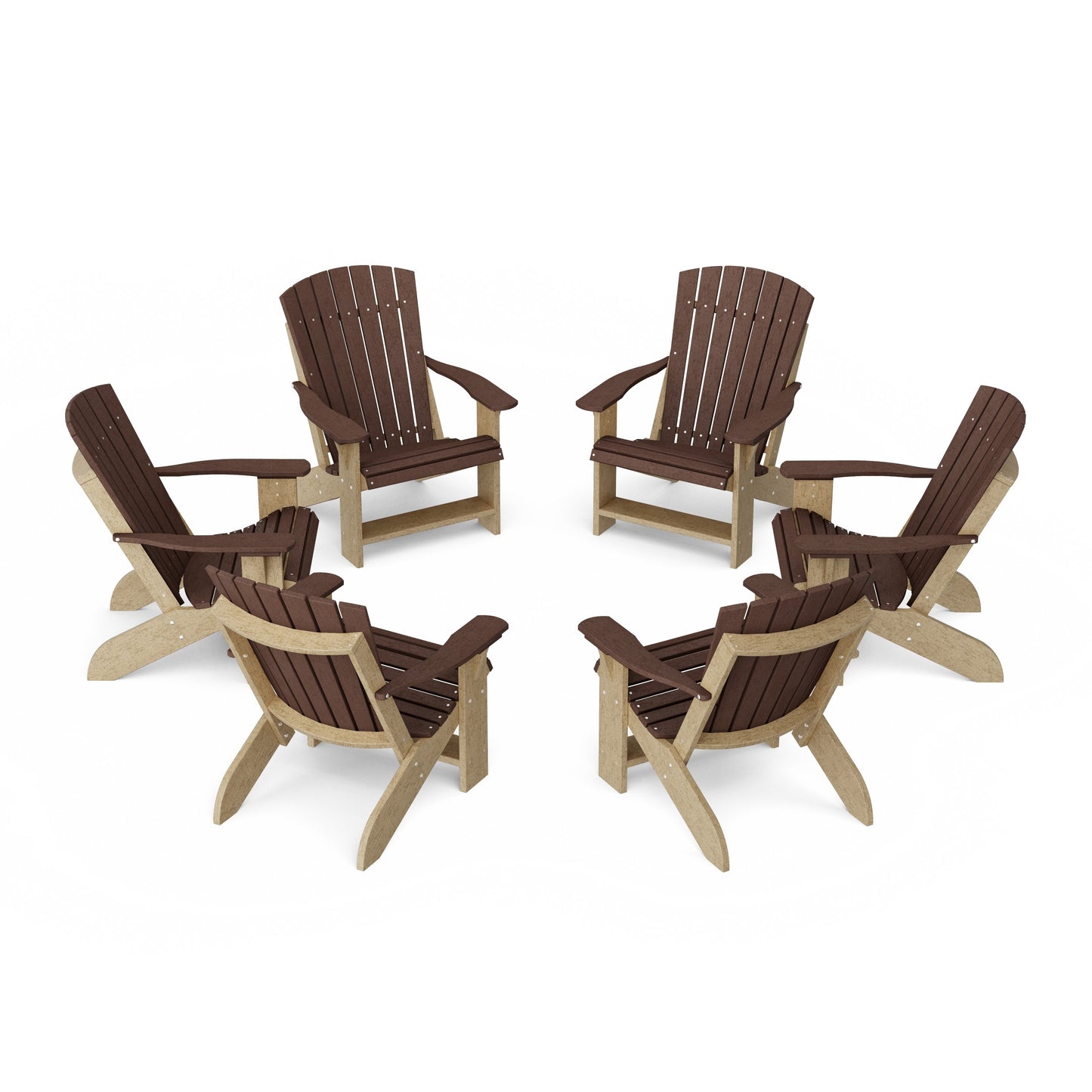 Heritage Adirondack Chairs Set of 6