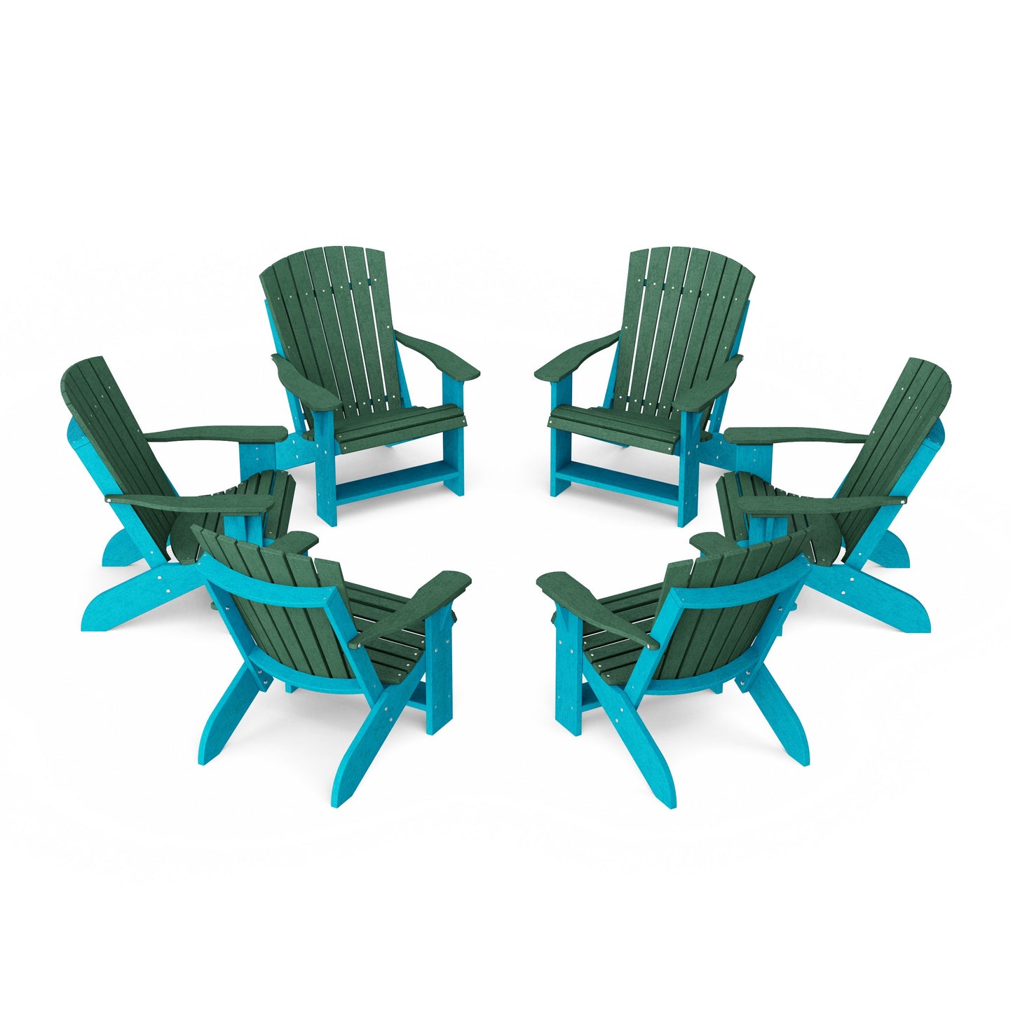Heritage Adirondack Chairs Set of 6