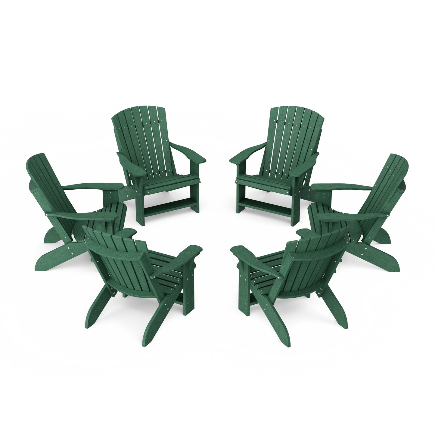 Heritage Adirondack Chairs Set of 6