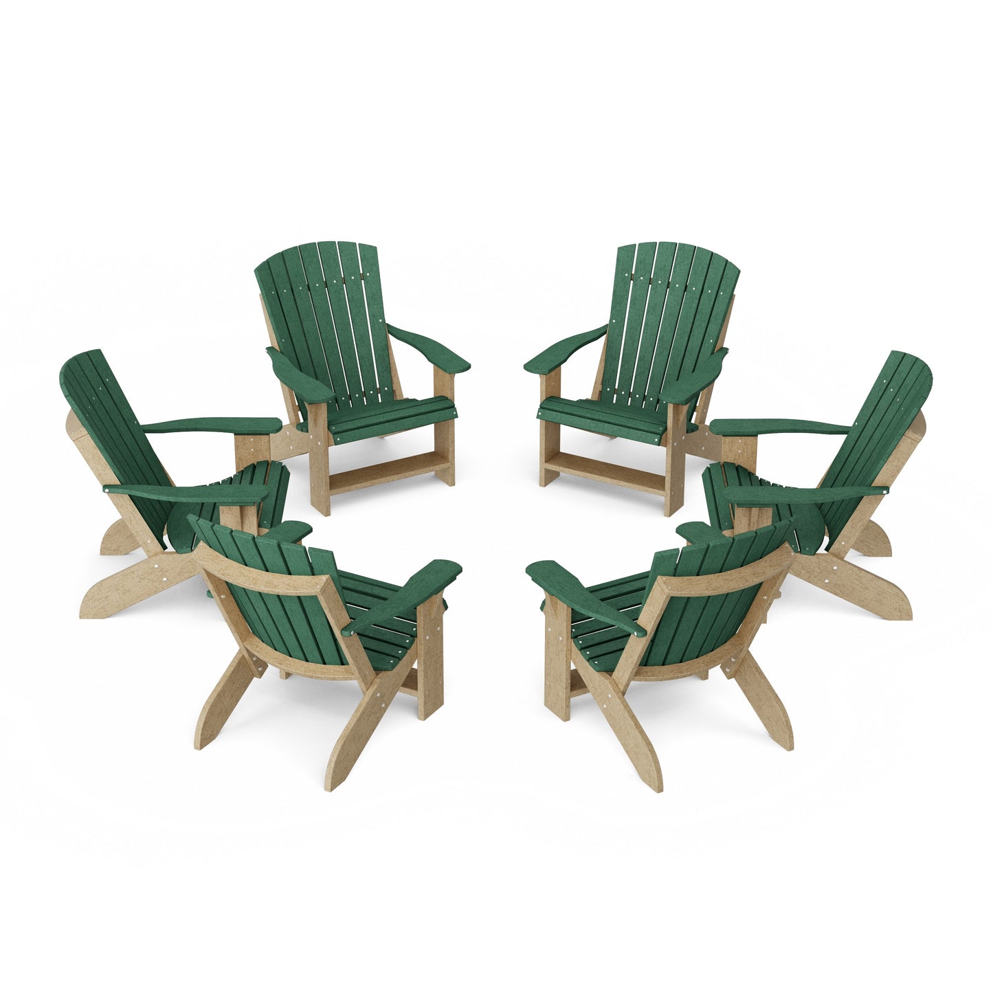 Heritage Adirondack Chairs Set of 6