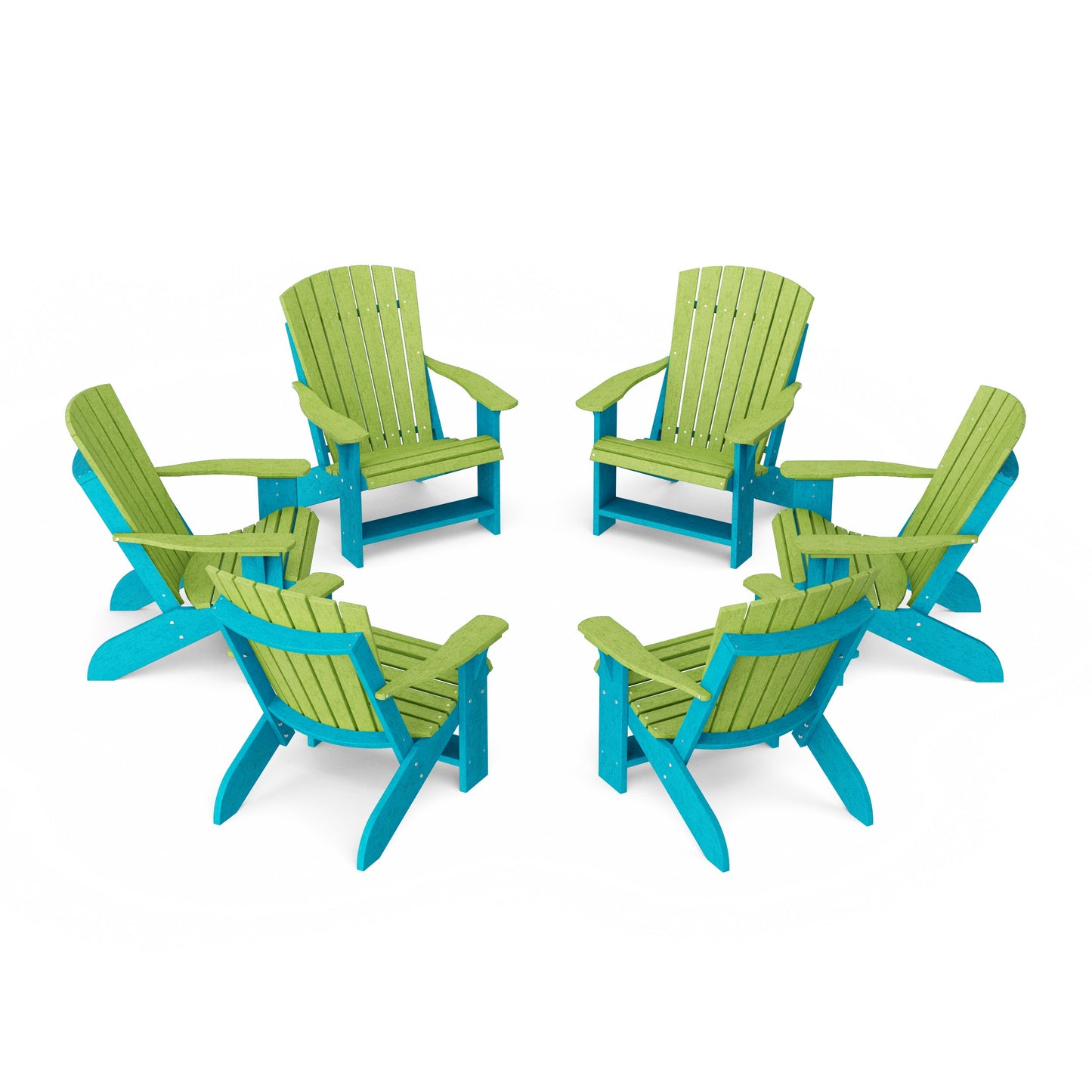 Heritage Adirondack Chairs Set of 6