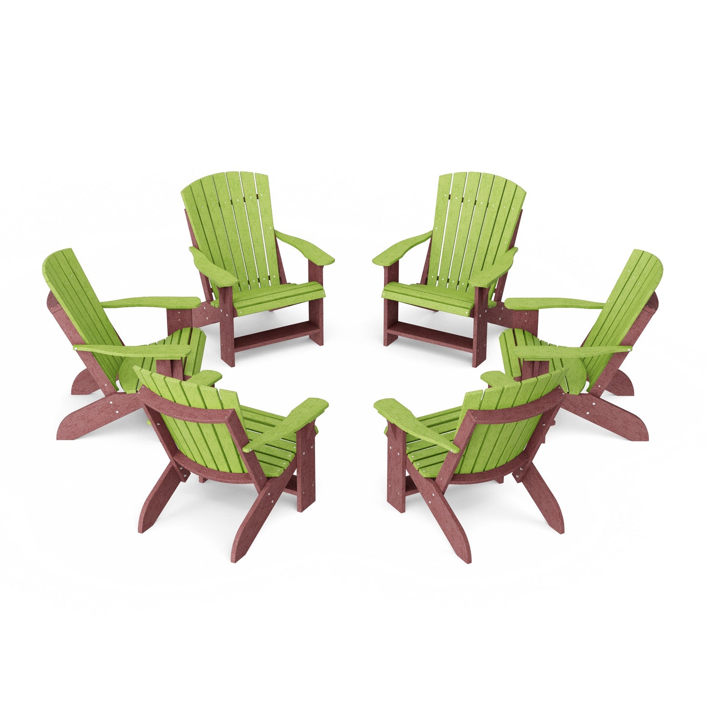 Heritage Adirondack Chairs Set of 6