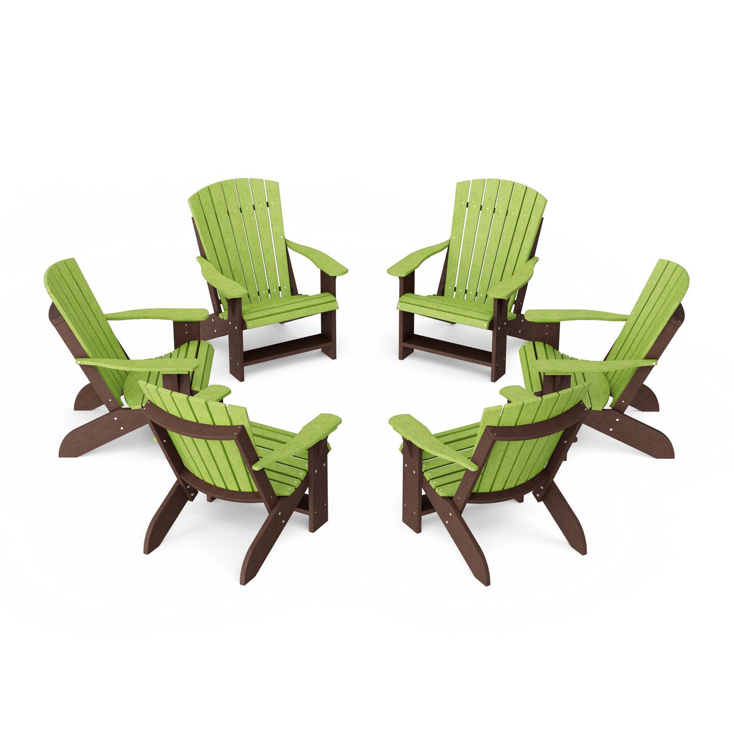 Heritage Adirondack Chairs Set of 6