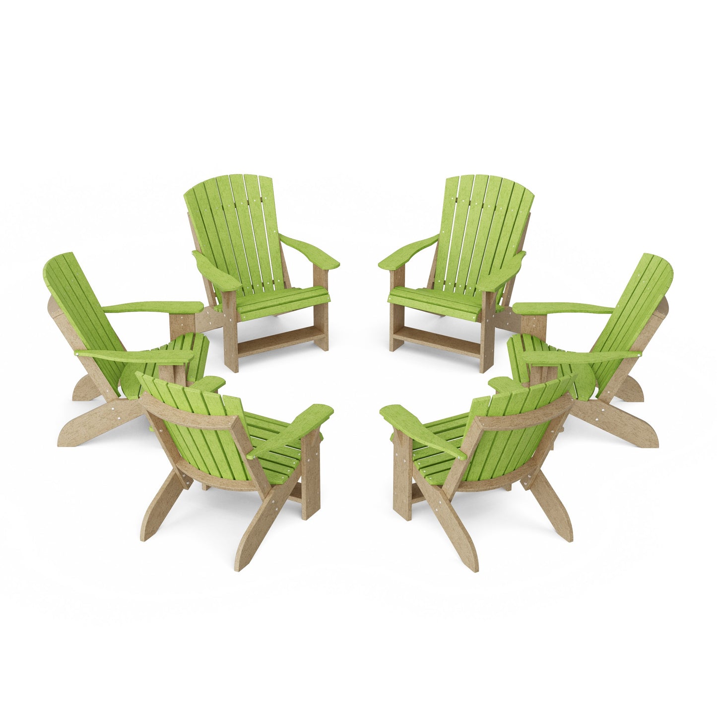 Heritage Adirondack Chairs Set of 6