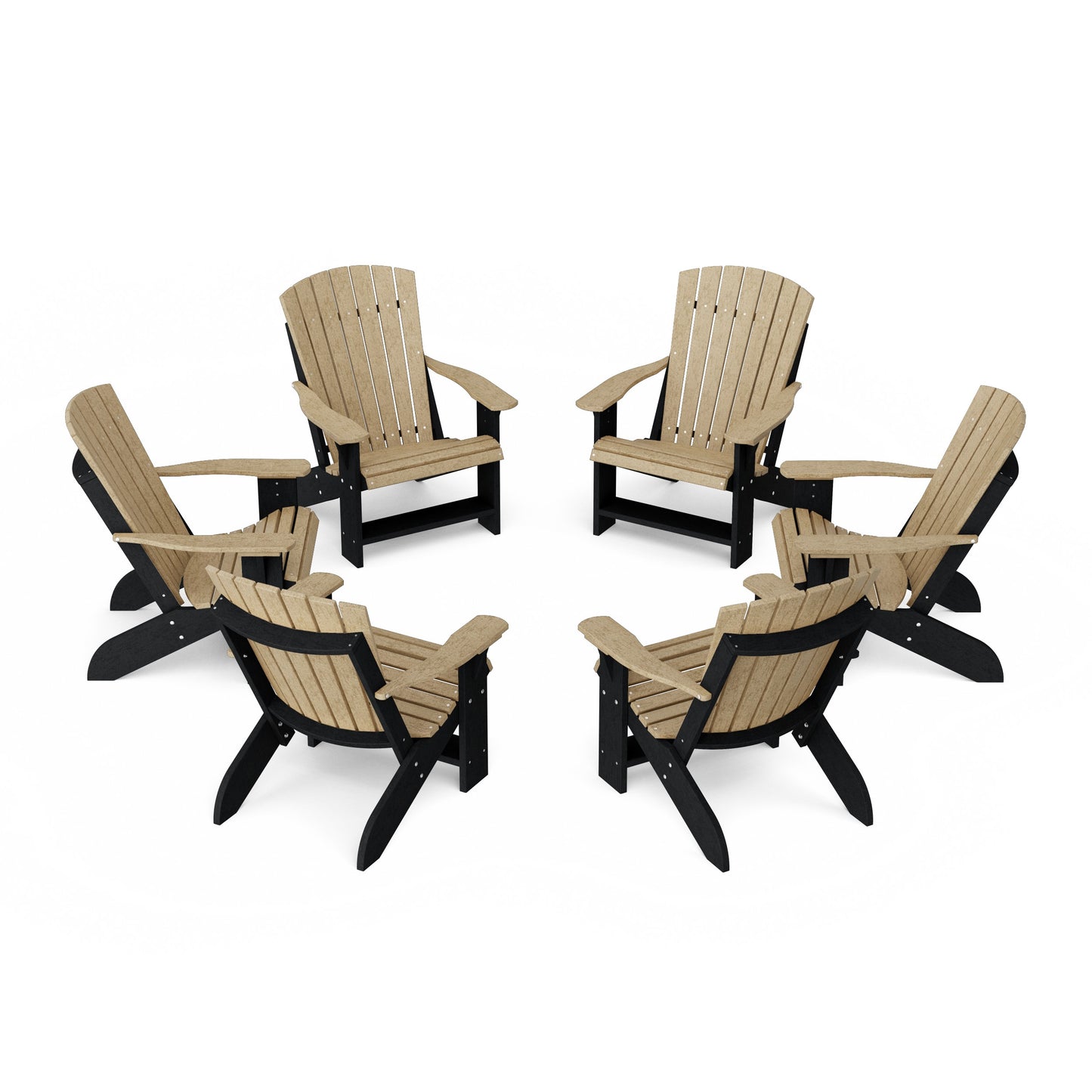 Heritage Adirondack Chairs Set of 6