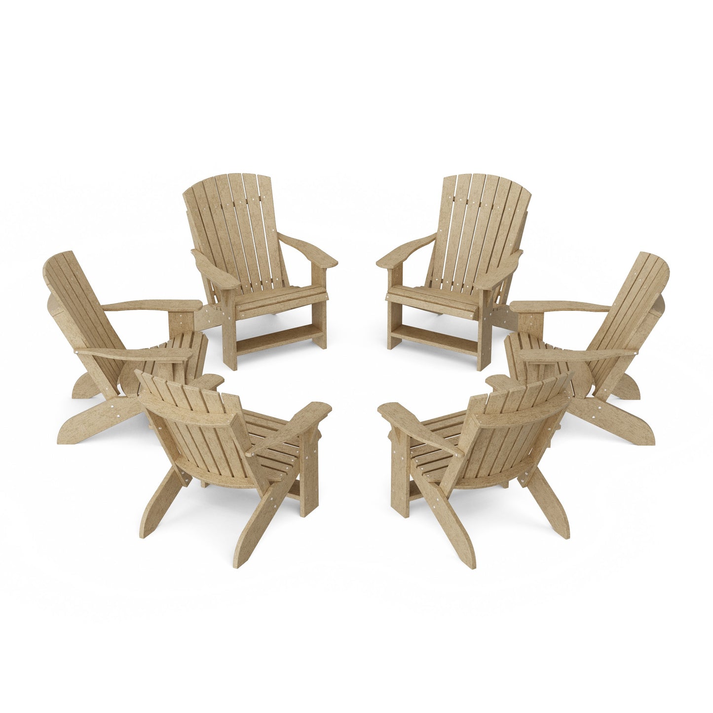 Heritage Adirondack Chairs Set of 6