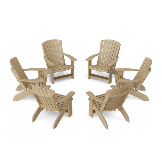 Heritage Adirondack Chairs Set of 6