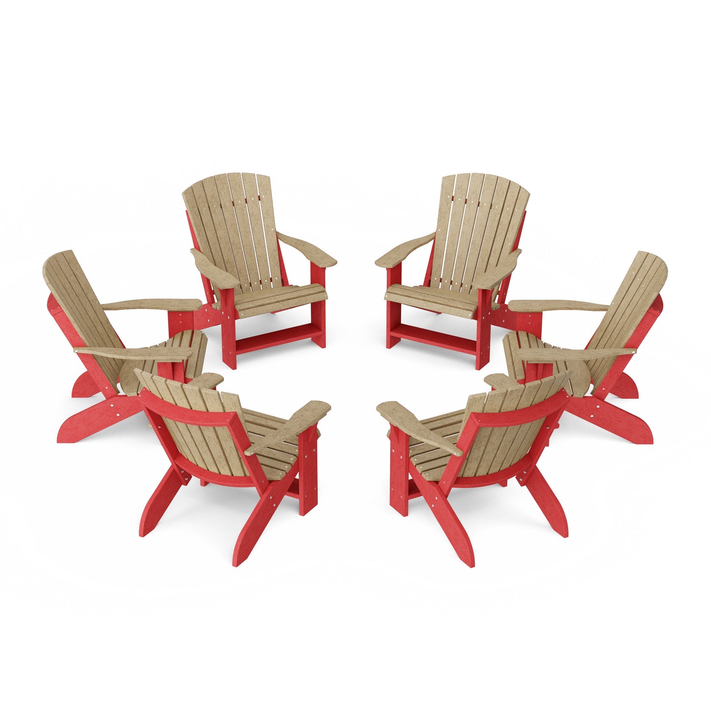 Heritage Adirondack Chairs Set of 6
