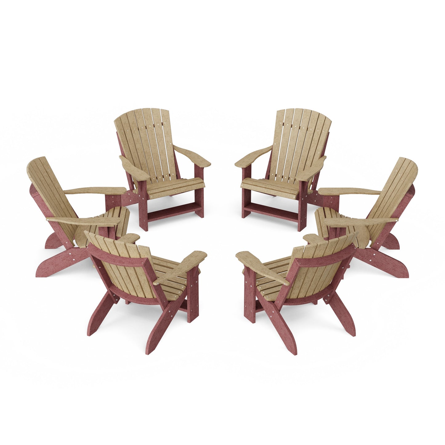 Heritage Adirondack Chairs Set of 6