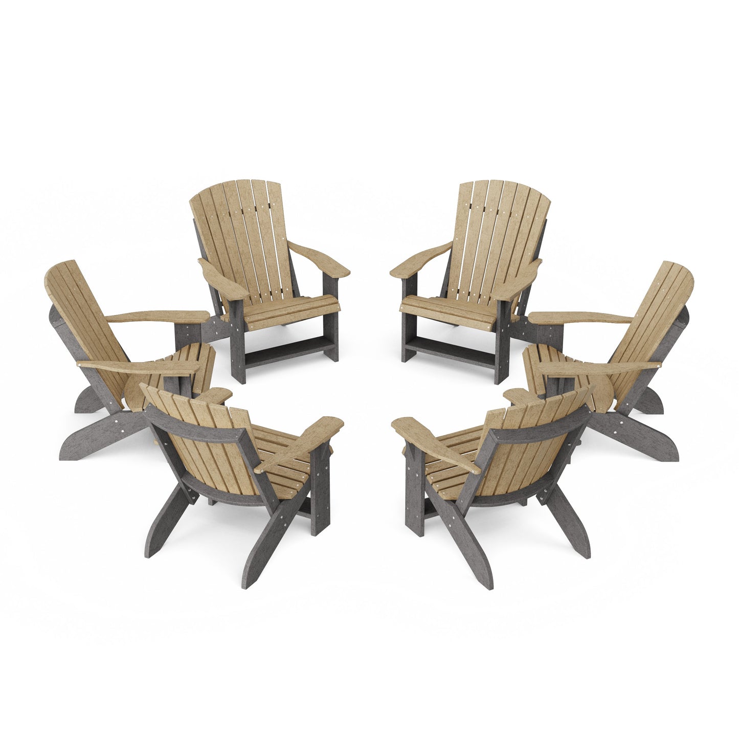 Heritage Adirondack Chairs Set of 6