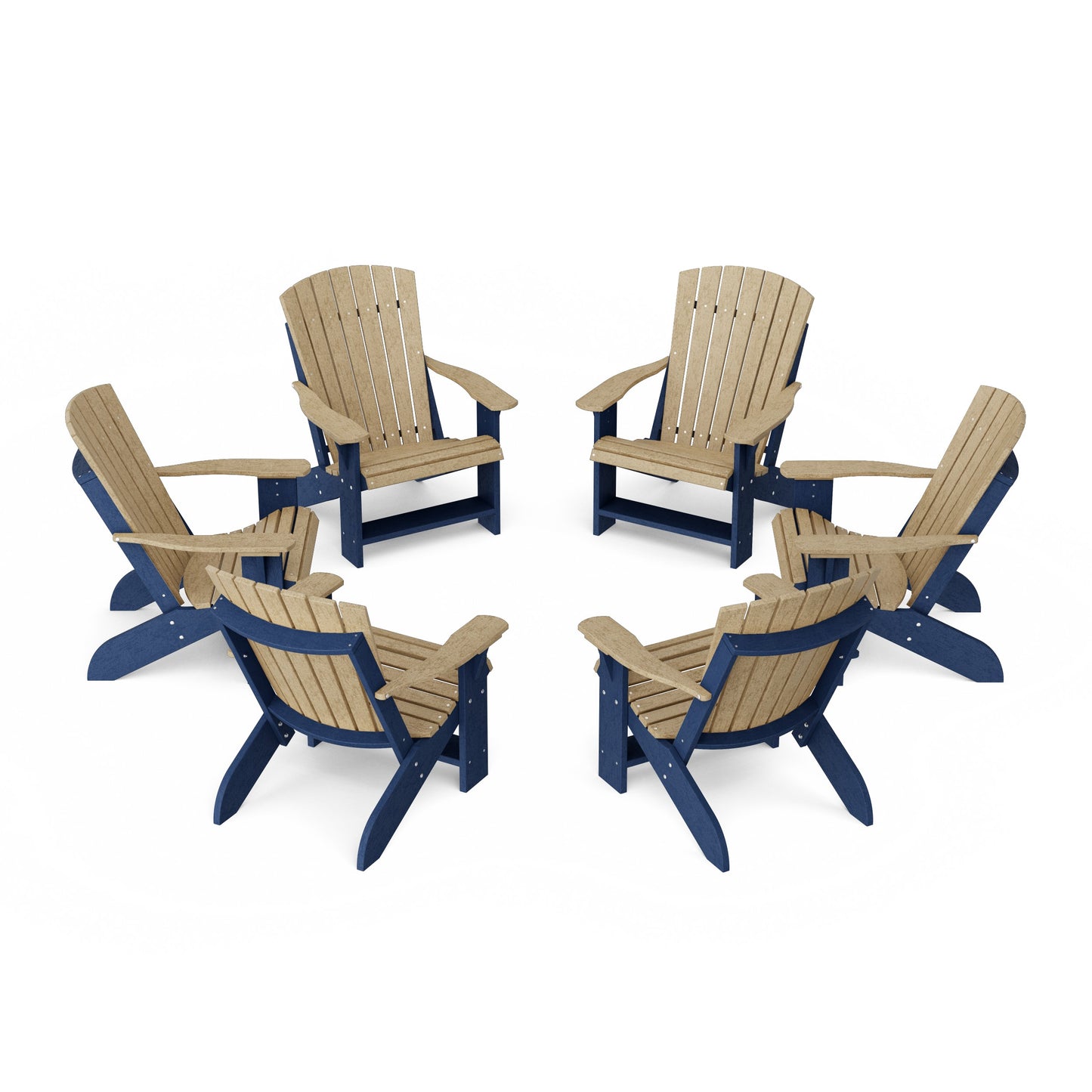 Heritage Adirondack Chairs Set of 6