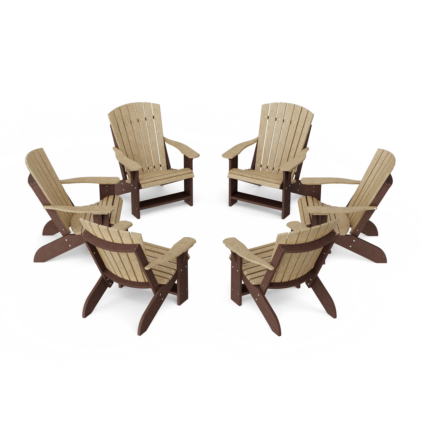 Heritage Adirondack Chairs Set of 6