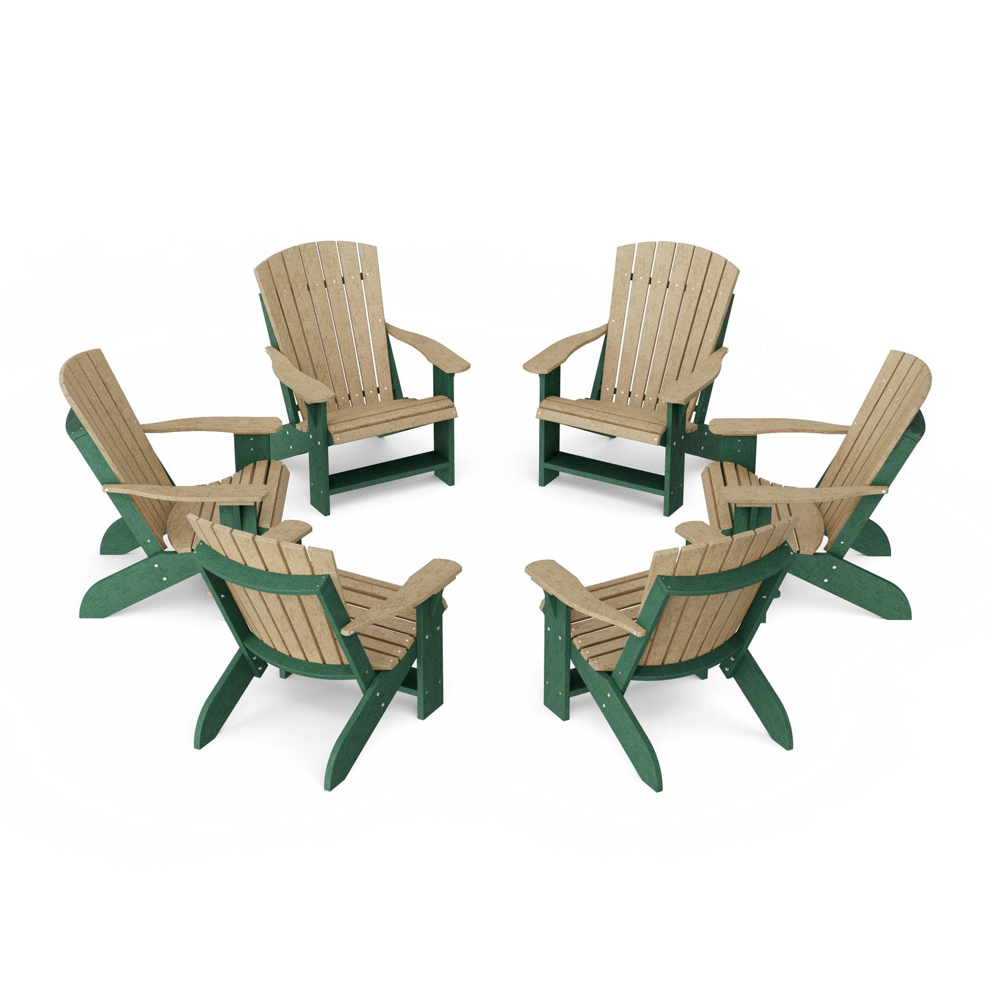 Heritage Adirondack Chairs Set of 6