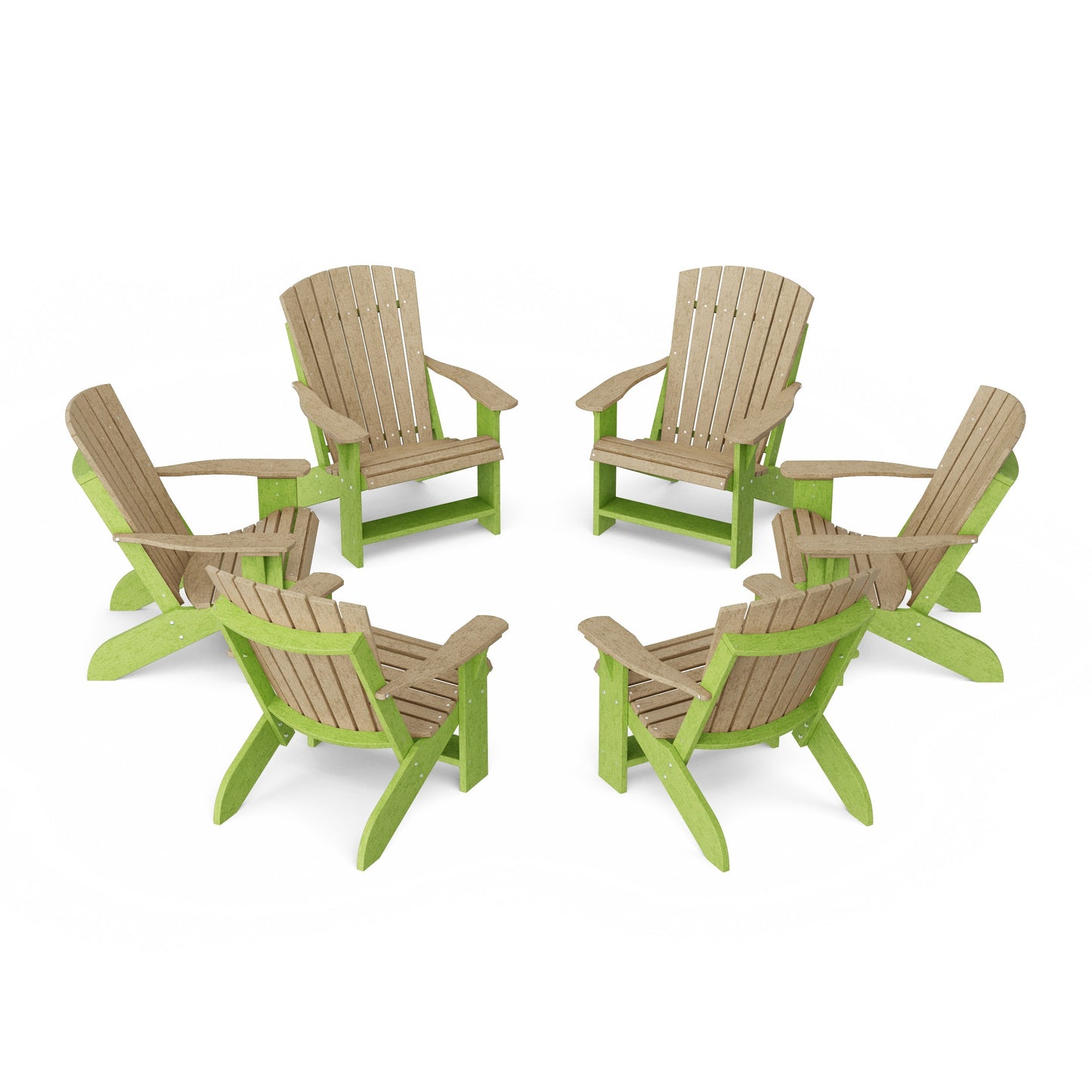 Heritage Adirondack Chairs Set of 6