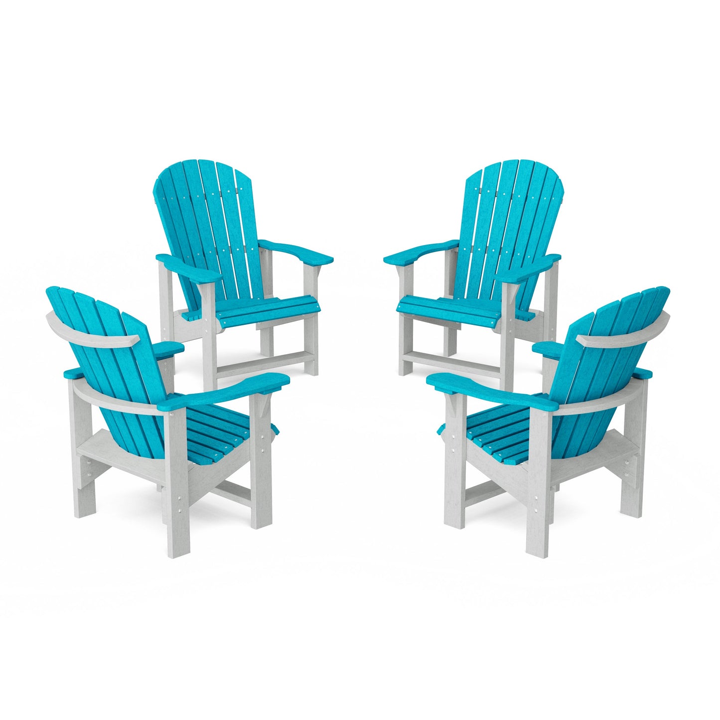 Heritage Upright Adirondack Chairs Set of 4